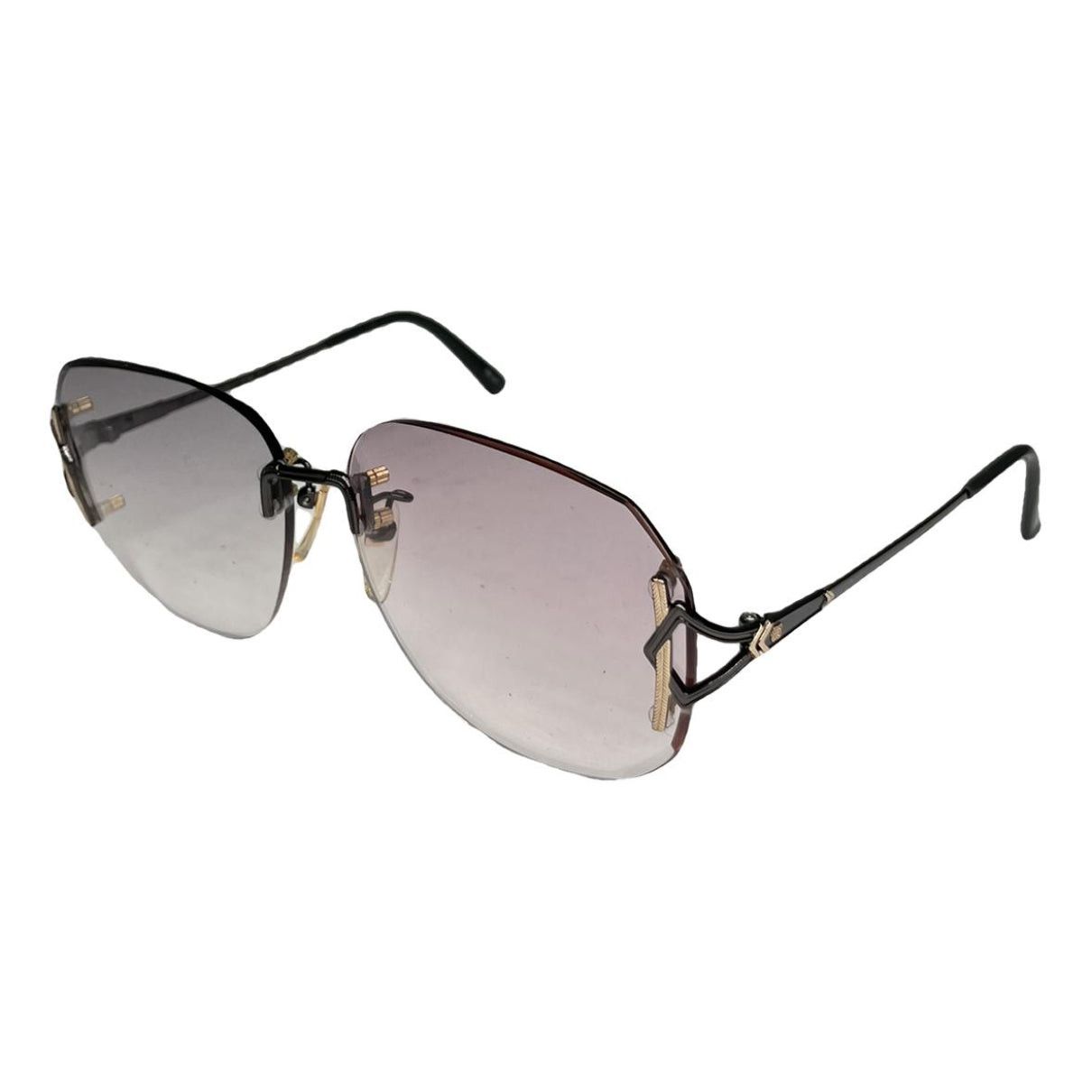 Balenciaga Purple Metal Sunglasses Size ONE SIZE - 1 Thumbnail