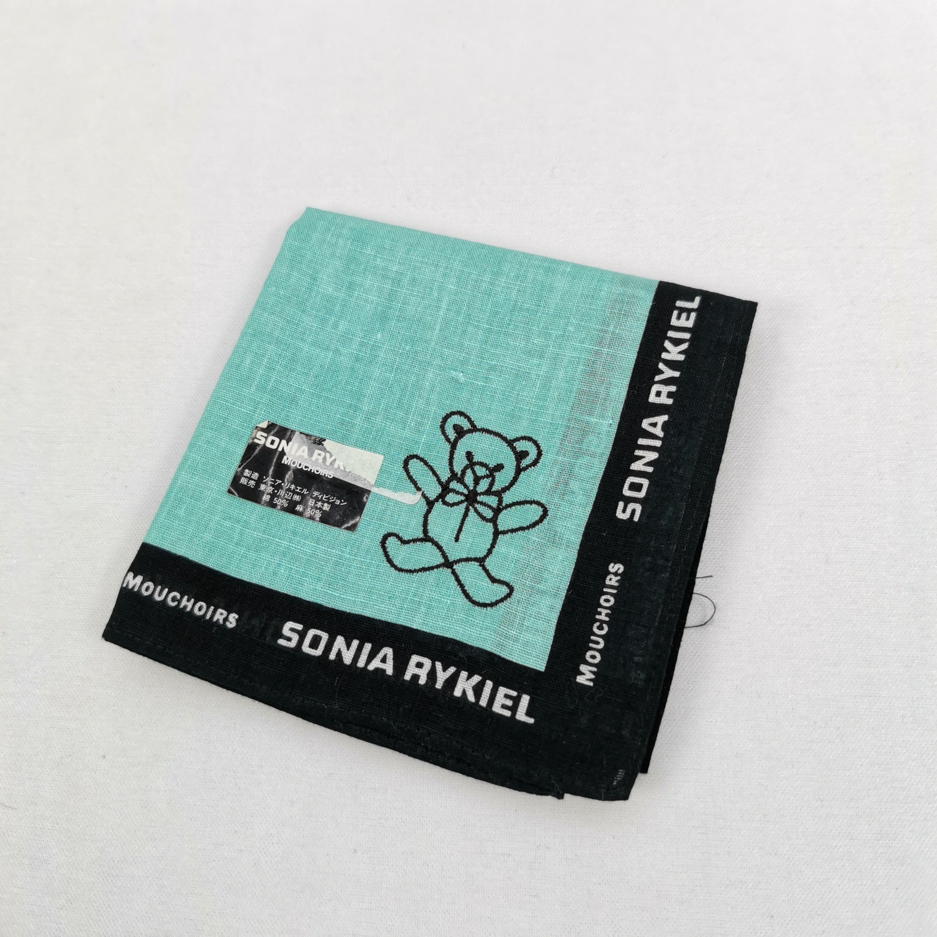 Sonia Rykiel BNWT Vintage Sonia Rykiel Handkerchief Pocket Square Bandana Size ONE SIZE - 4 Thumbnail