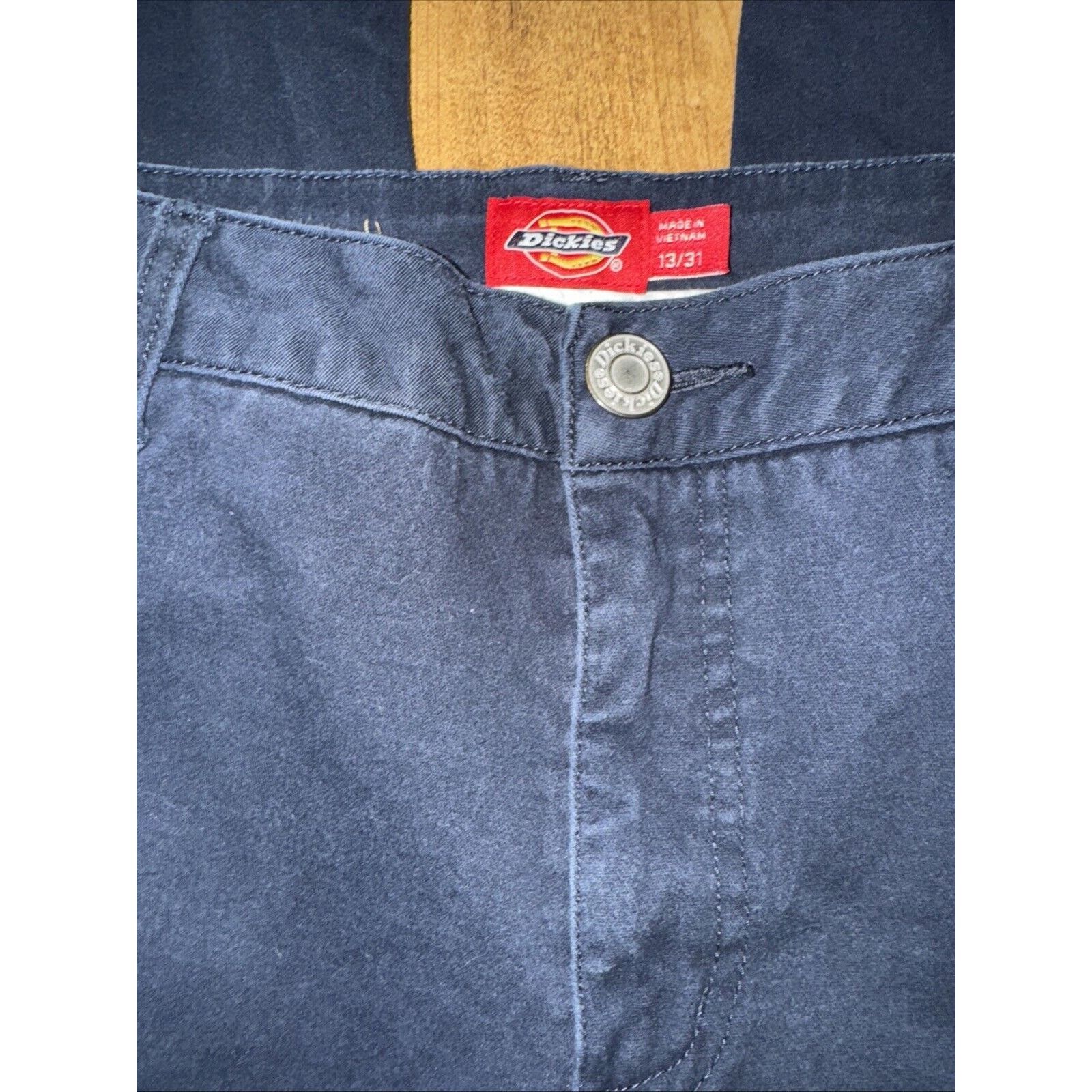Dickies × Vintage Women’s Dickies Chino Pants 13/31 Navy Blue 34x28 Measured Size 34" / US 12 / IT 48 - 4 Thumbnail