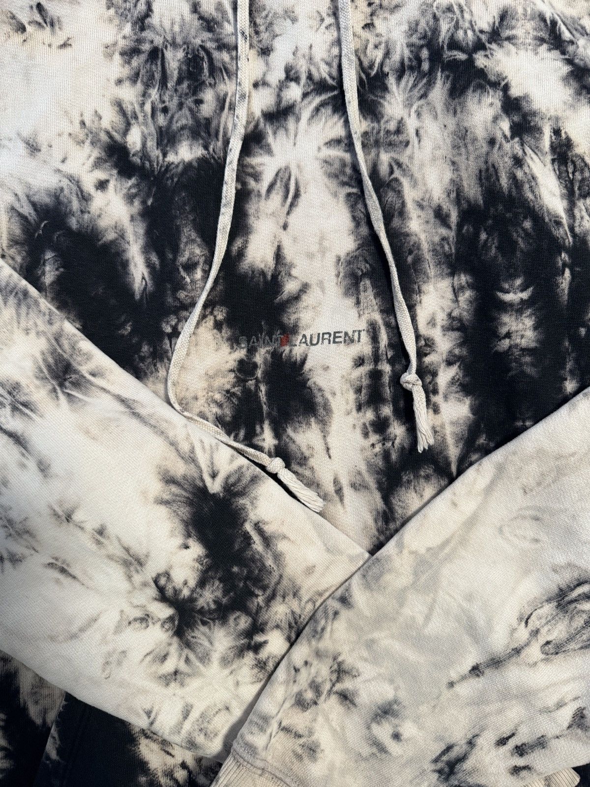 Saint Laurent Paris SAINT LAURENT Tie Dye Hoodie Size XS / US 0-2 / IT 36-38 - 3 Thumbnail