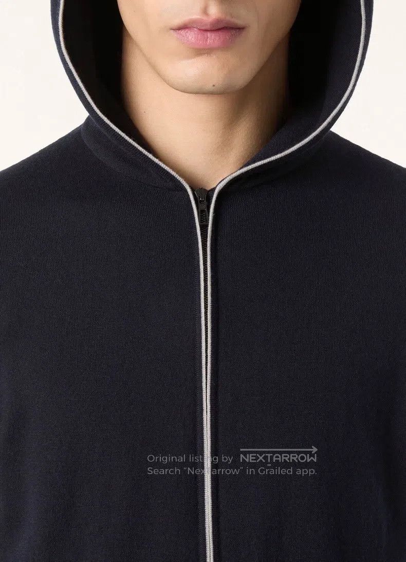 Loro Piana Loro Piana Men's Spring Autumn Cashmere Knitwear Jacket Size US XL / EU 56 / 4 - 4 Thumbnail