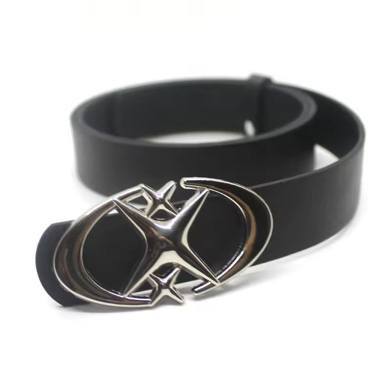Japanese Brand Black Triple Star Belt Size ONE SIZE - 3 Thumbnail