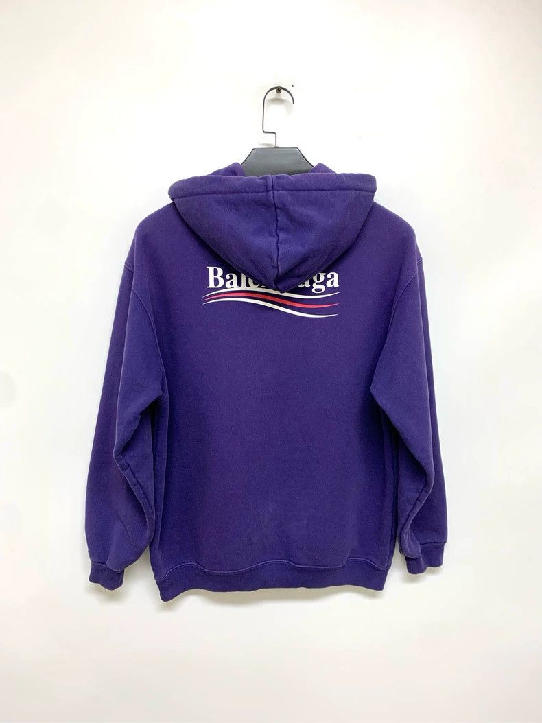 Balenciaga Balenciaga Purple Coke Hoodie Size US S / EU 44-46 / 1 - 7 Thumbnail