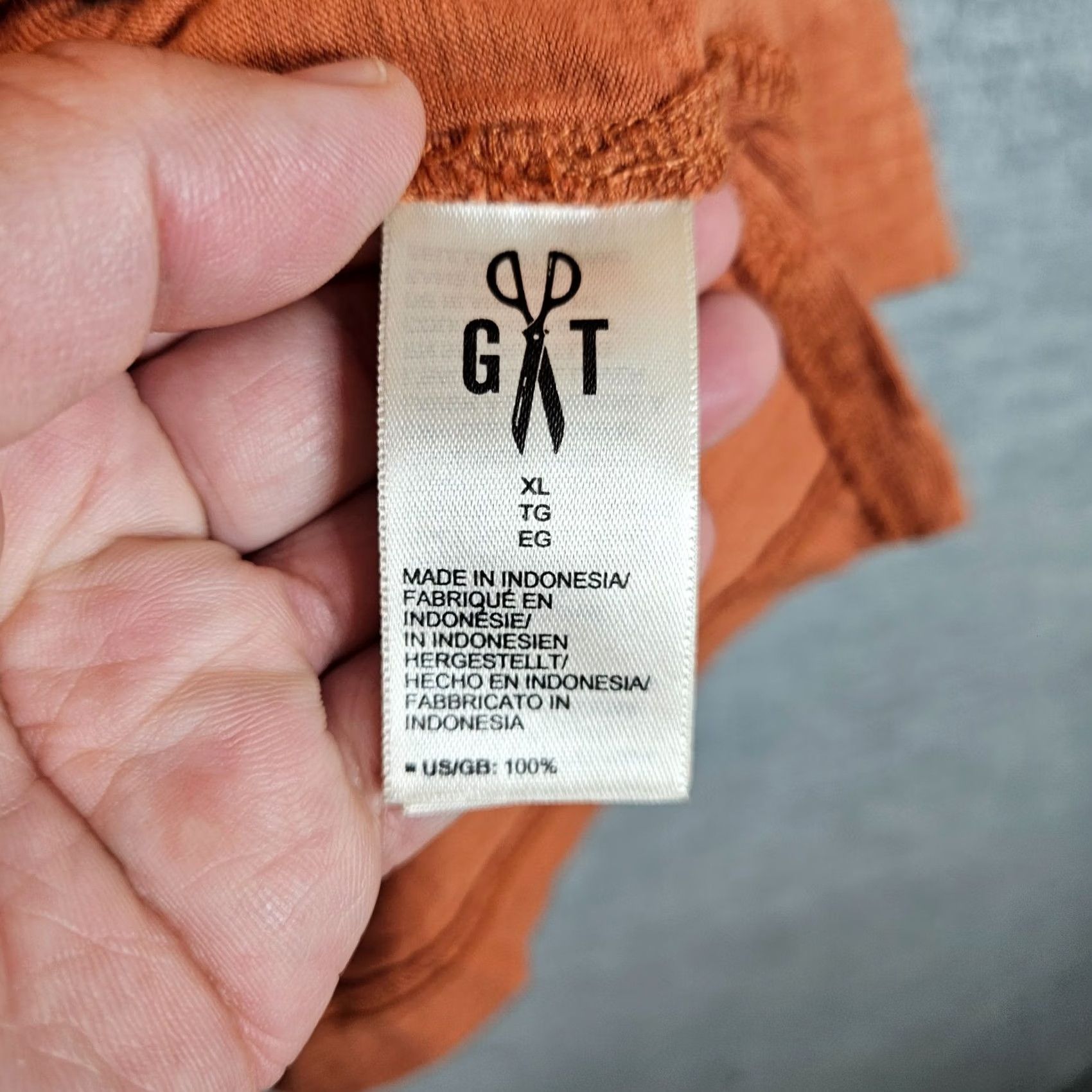 Vintage Goodthreads Men’s Orange Short Sleeve Polo Shirt XL Cotton Polyester 1/4 Button Up Polo Shirt Shirt Mens Orange Size US XL / EU 56 / 4 - 6 Thumbnail