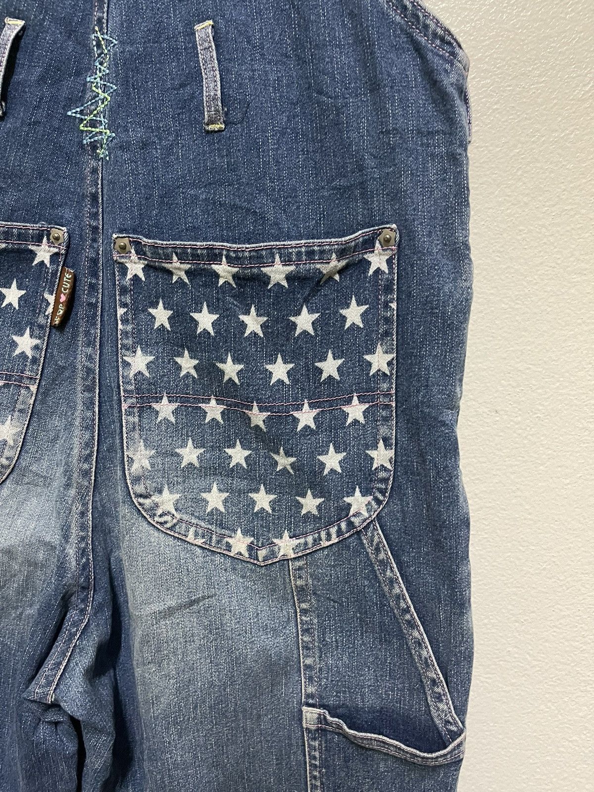 Angel Blue × Japanese Brand × Vintage Angel Blue Overall Patches Denim Size 30" / US 8 / IT 44 - 20 Thumbnail