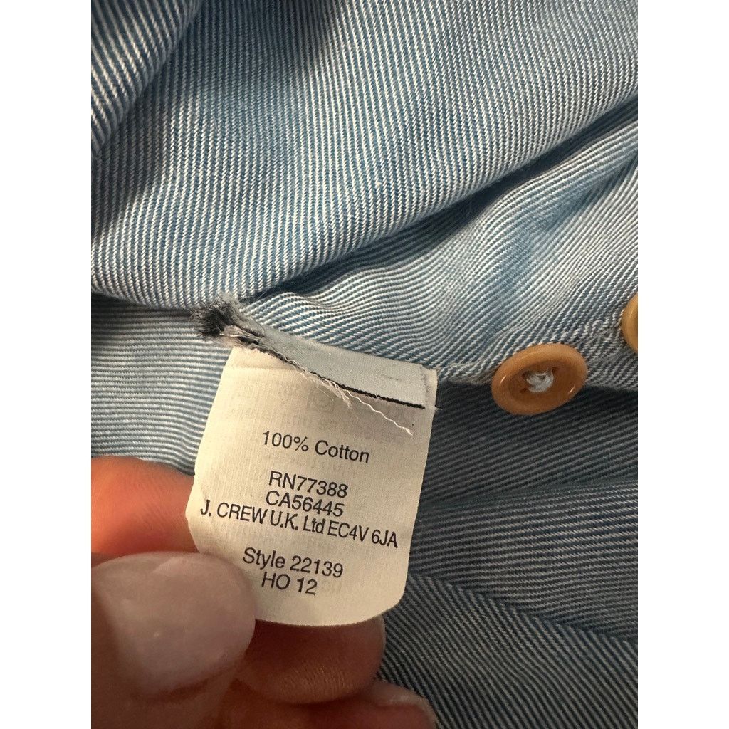 J.Crew J Crew blue denim slim fit long sleeve button down size M Size US M / EU 48-50 / 2 - 6 Thumbnail