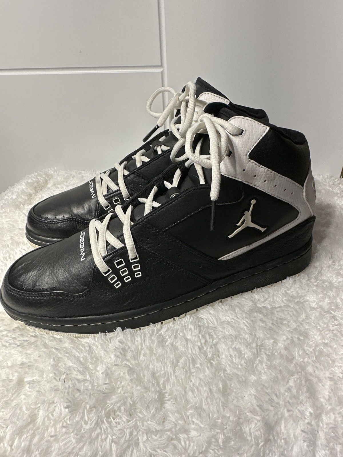 Jordan Brand Nike Air Jordan Flight 1 Basketball Black Shoes Size US 10.5 / EU 43-44 - 3 Thumbnail