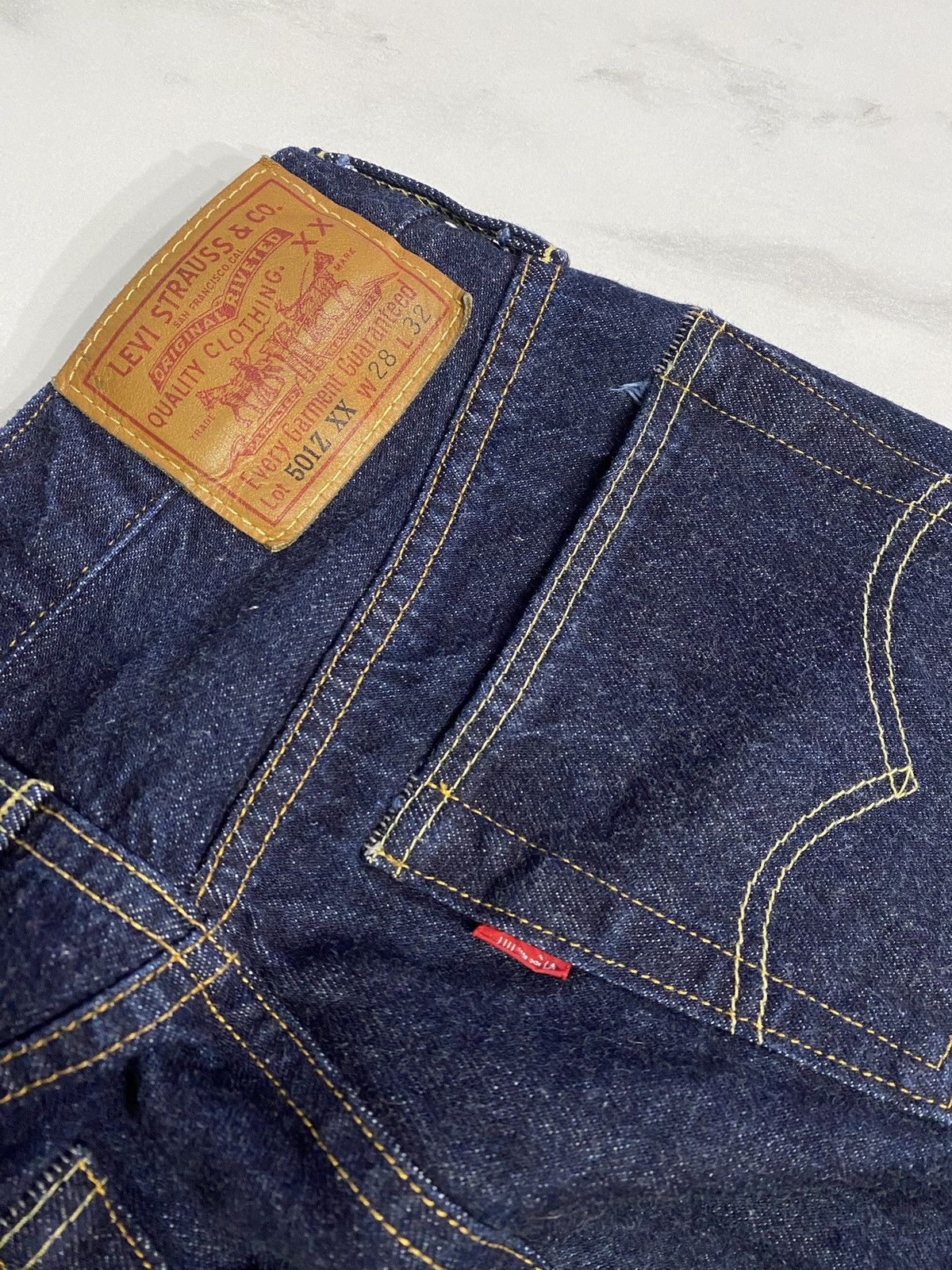 Levi's Vintage Clothing Levi’s 501Z XX made in japan selvedge big red tab vintage Size US 28 / EU 44 - 11 Thumbnail