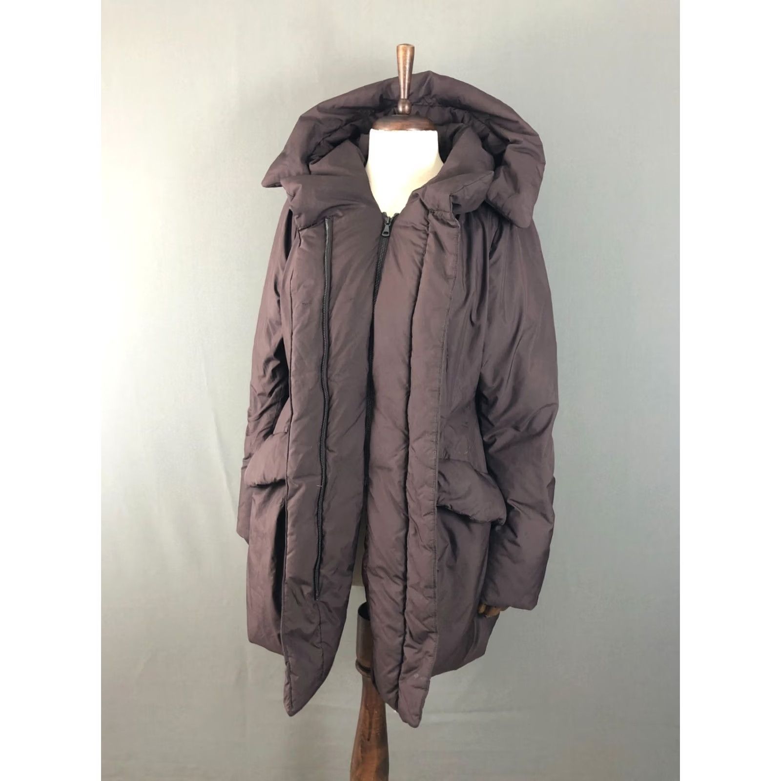 Jil Sander Jil Sander x Uniclo Puffer Jacket Womens Size L Brown Hooded Full Zip Short-Length Size L / US 10 / IT 46 - 6 Thumbnail