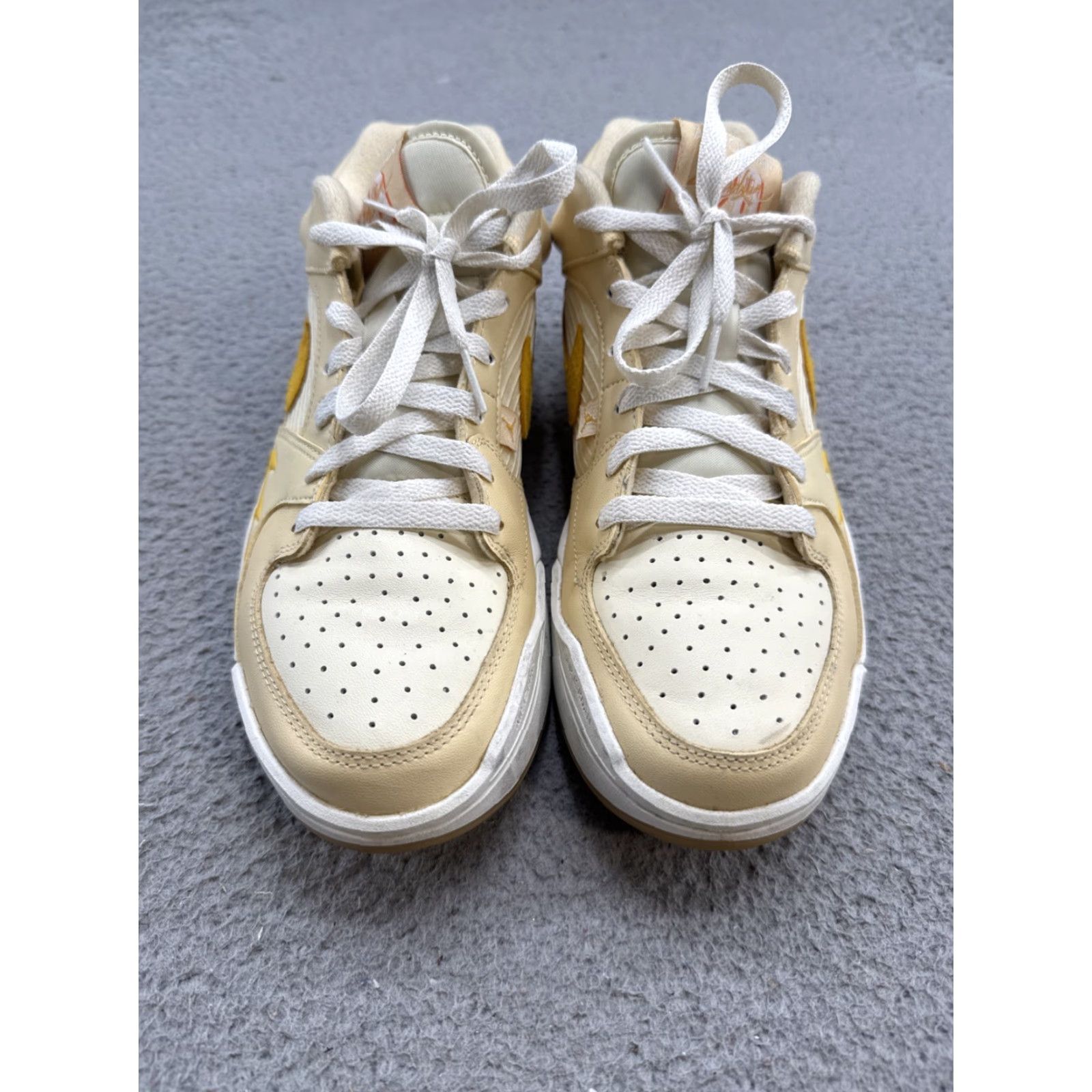 Jordan Brand Nike Jordan Stadium 90 Sneaker Women’s SZ 10 Beige Yellow Orange FN0584-200 Size US 10 / IT 40 - 4 Thumbnail