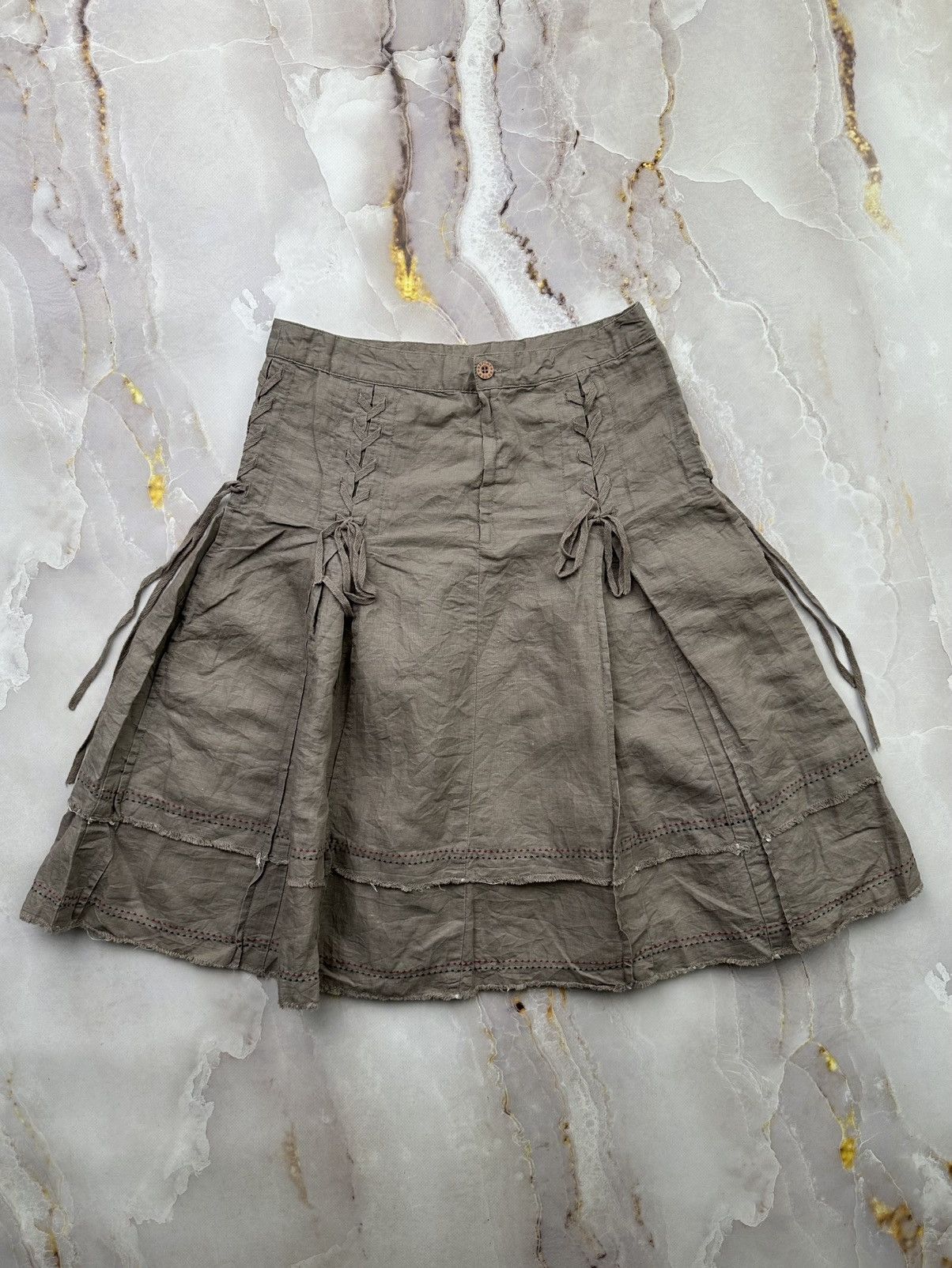 Japanese Brand Vintage Flared Skirt Size 25" / US 0 / IT 36 - 1 Thumbnail