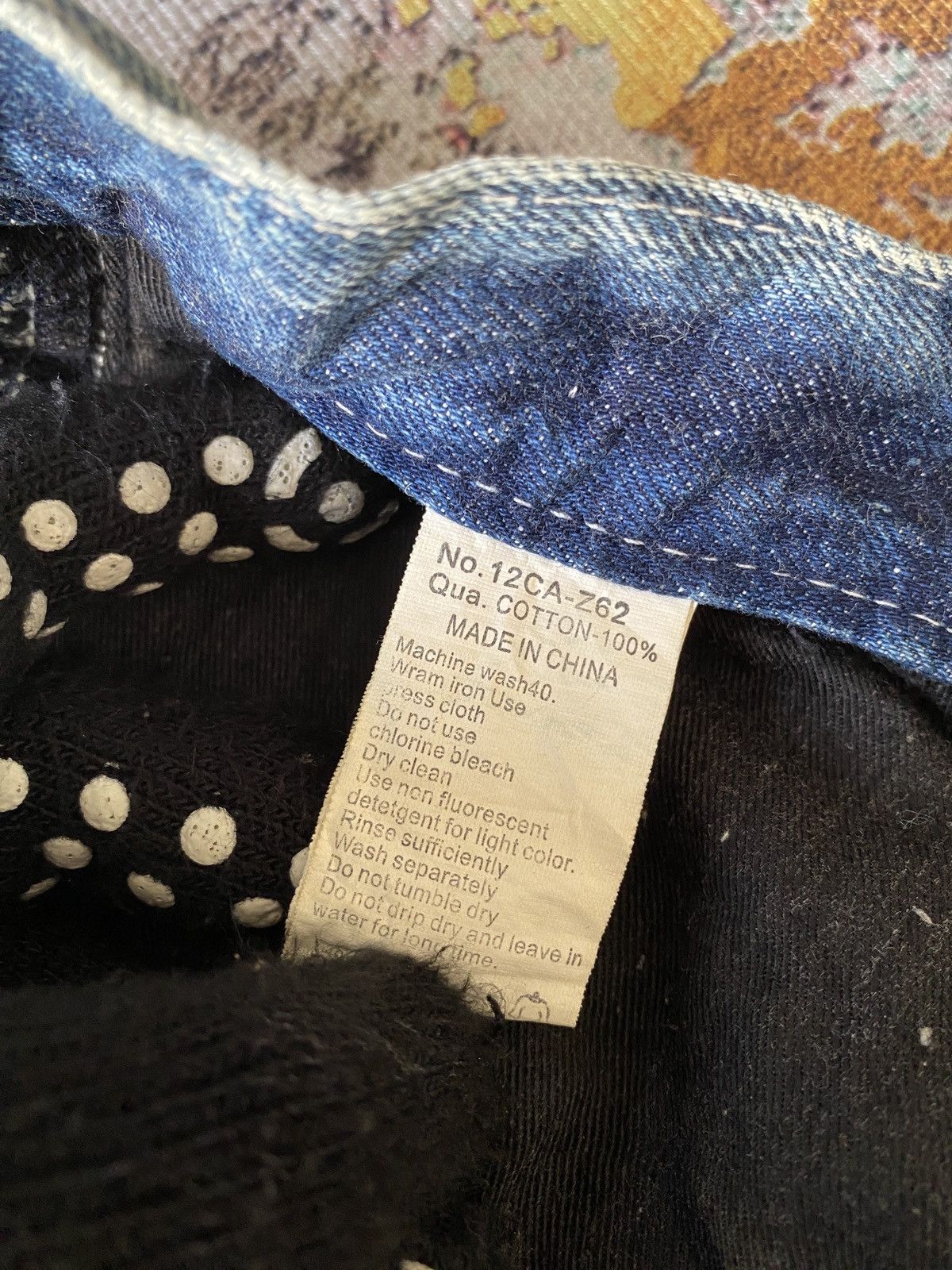 Japanese Brand Cavari A Claw Mark Studded Distressed Flare Denim Size US 32 / EU 48 - 20 Thumbnail