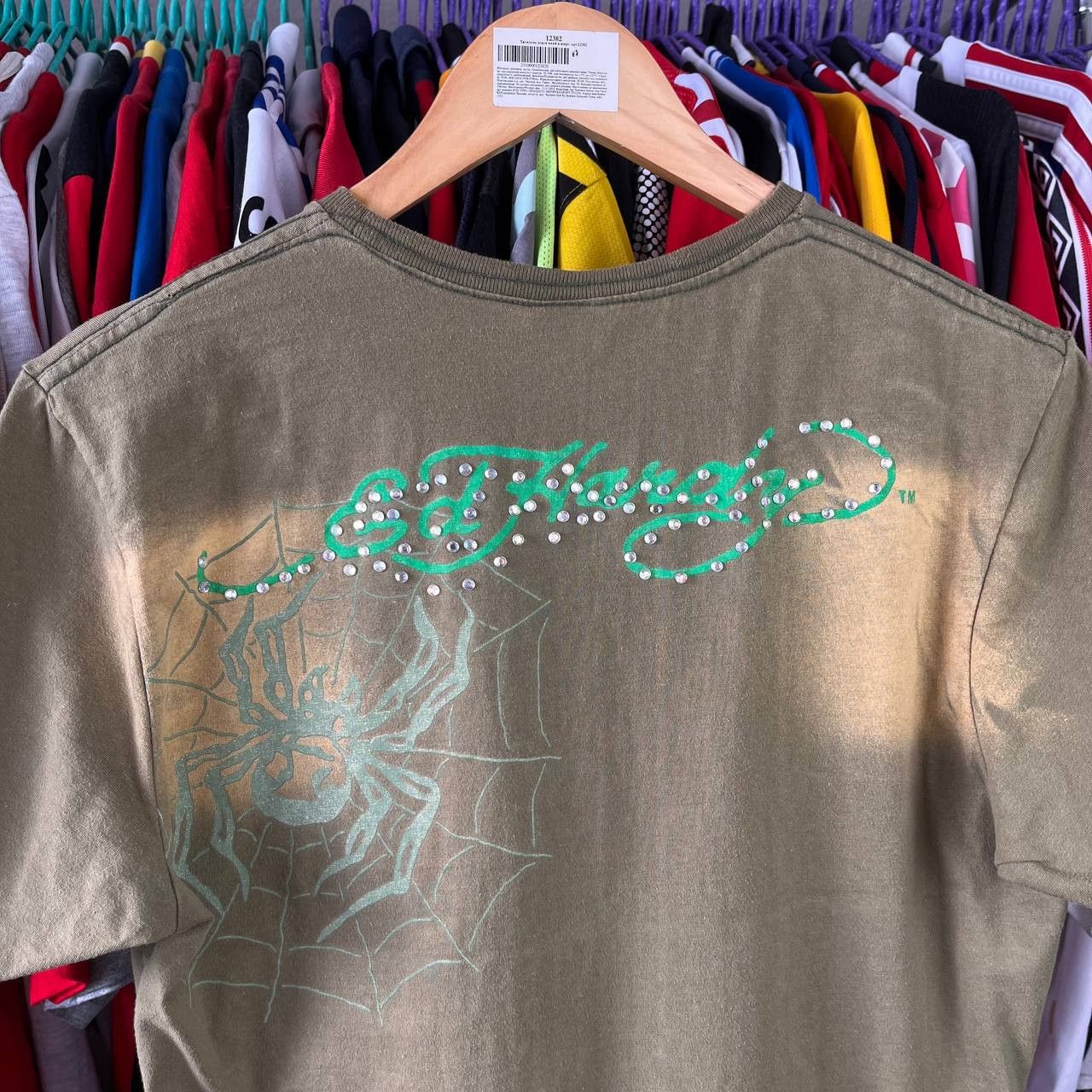 Ed Hardy Vintage Ed Hardy by Christian Audigier Green Tshirt Size US M / EU 48-50 / 2 - 10 Thumbnail