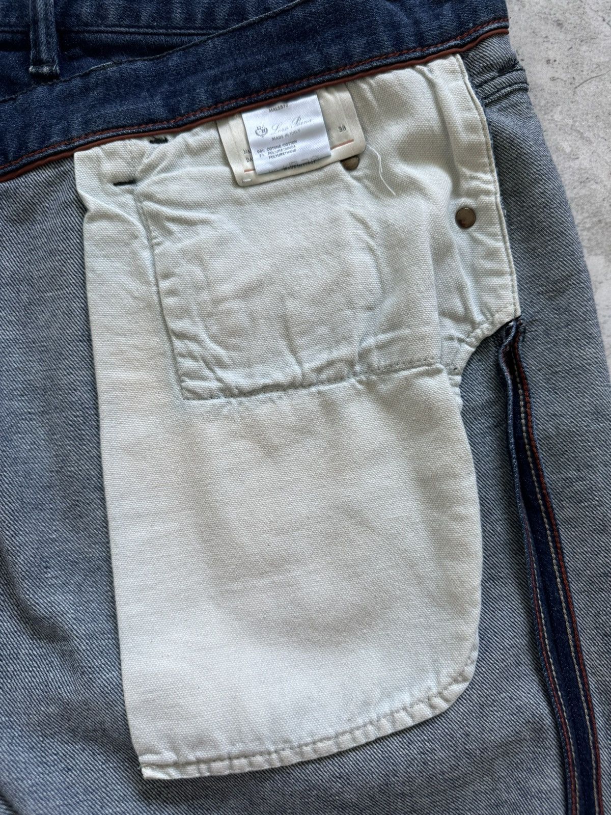 Loro Piana Loro Piana Kurashiki Selvage denim jeans Size US 38 / EU 54 - 11 Thumbnail