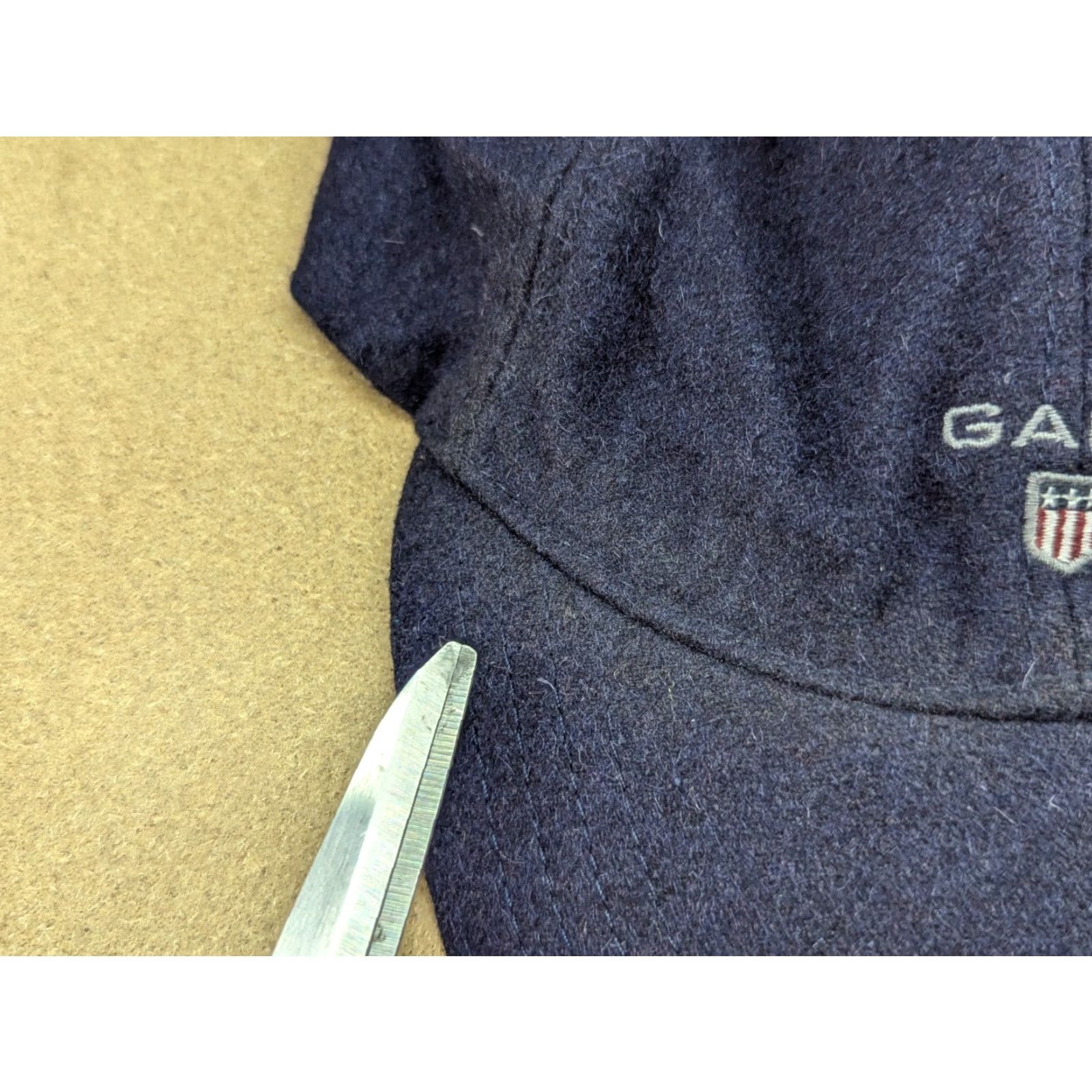 Gant VINTAGE GANT USA Baseball Cap One Size Wool Viscose Blue Adjustable Mens Hat Size ONE SIZE - 2 Thumbnail