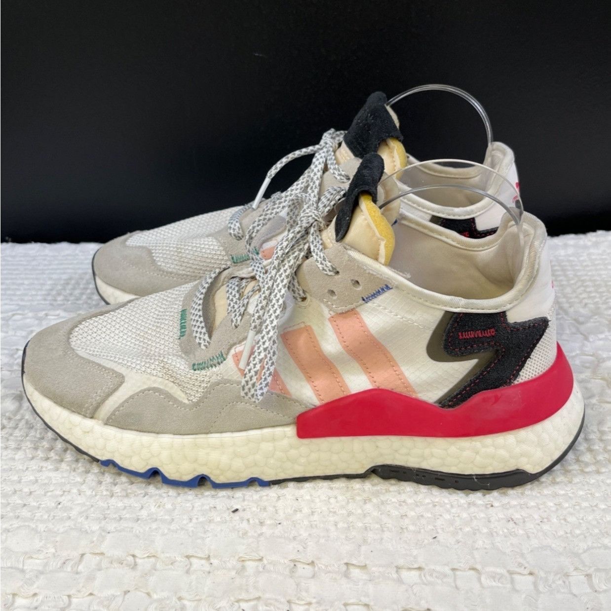Adidas Adidas Women's White/Pink Running Shoes/Sneakers Sz 10 SKU 5 Size US 10 / IT 40 - 4 Thumbnail