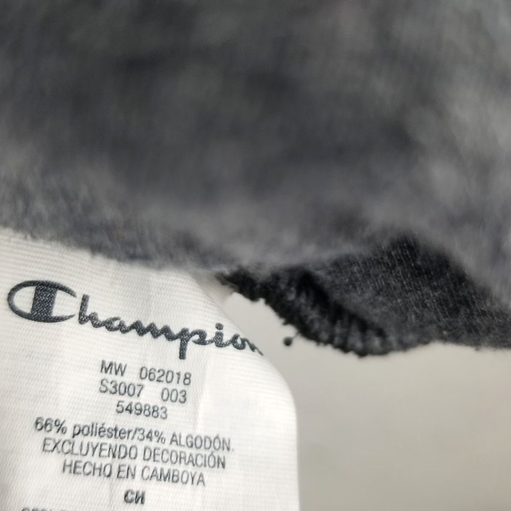 Champion Champion Hoodie Men Small Black Logo Fleece Pullover Sweatshirt Size US S / EU 44-46 / 1 - 6 Thumbnail