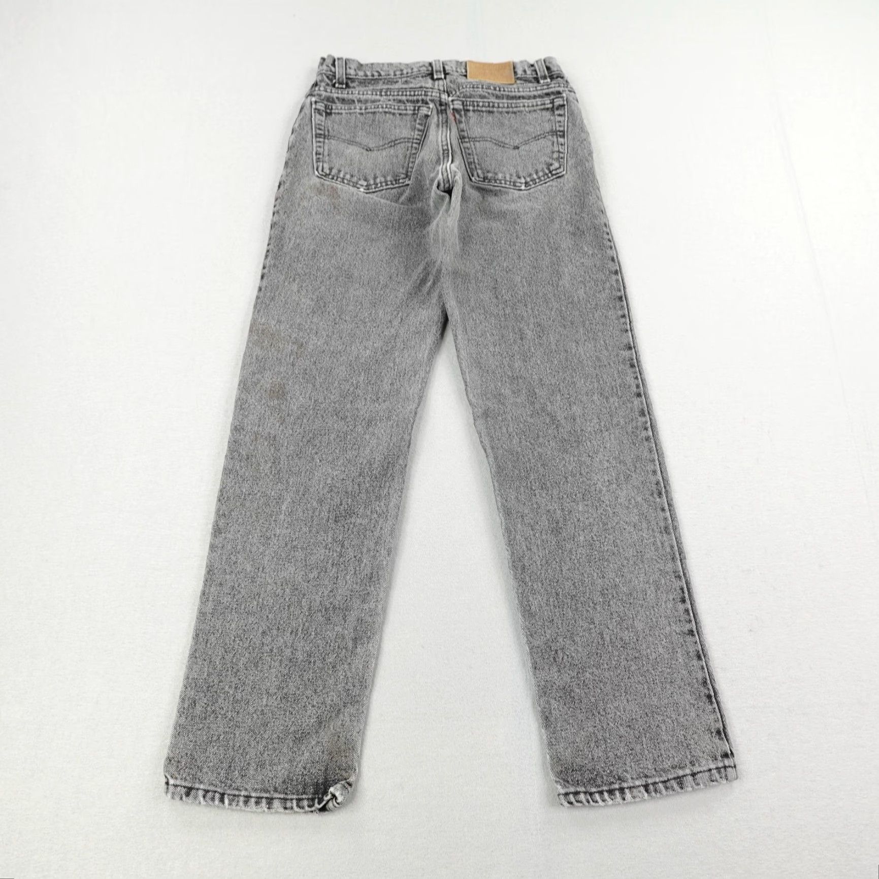 Levi's VINTAGE Levi's 540 Jeans Mens 31x32 Gray Acid Wash Denim 90s Grunge Made In USA Size US 31 - 6 Thumbnail