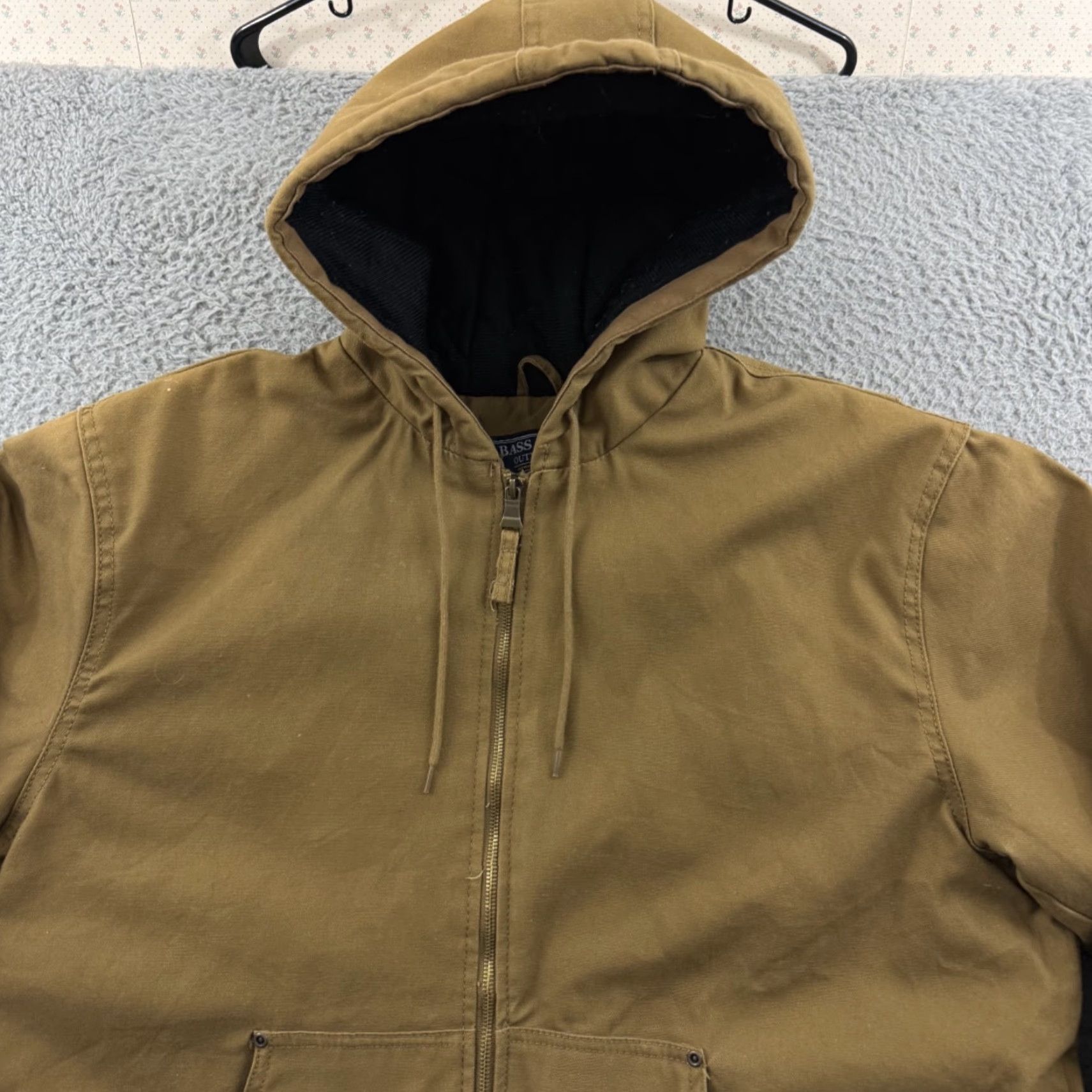 Vintage VINTAGE Bass Creek Outfitters Jacket Mens XL Brown Workwear Quilted Hood Outdoor Size US XL / EU 56 / 4 - 3 Thumbnail