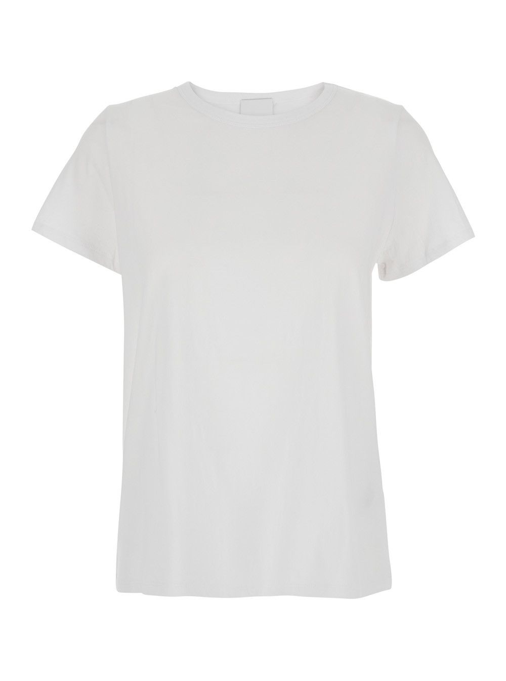 Allude White Crewneck T-Shirt in Cotton Woman Size XS / US 0-2 / IT 36-38 - 1 Thumbnail