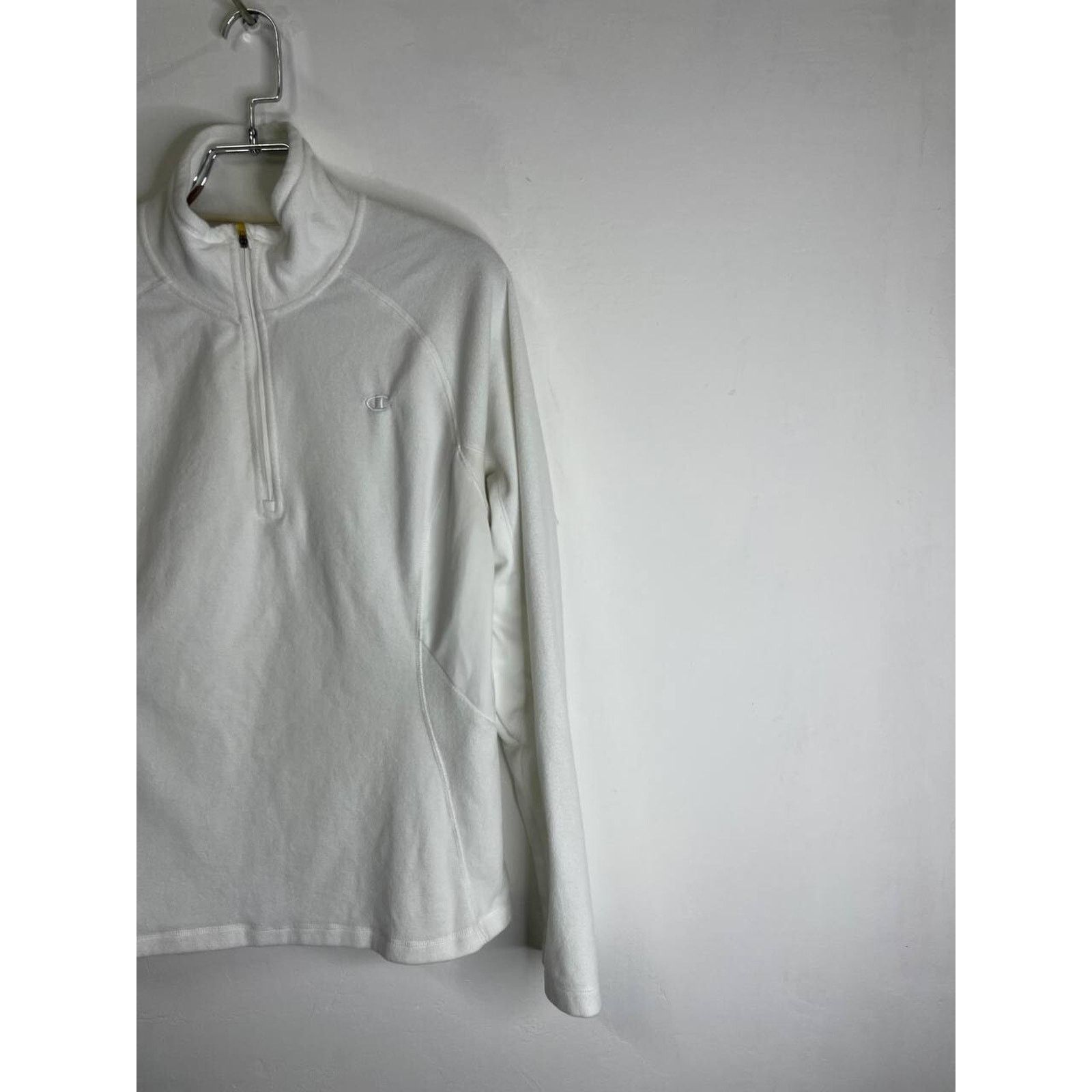 Champion Vintage Champion White 1/4 Zip Fleece Pullover Small Size US S / EU 44-46 / 1 - 5 Thumbnail