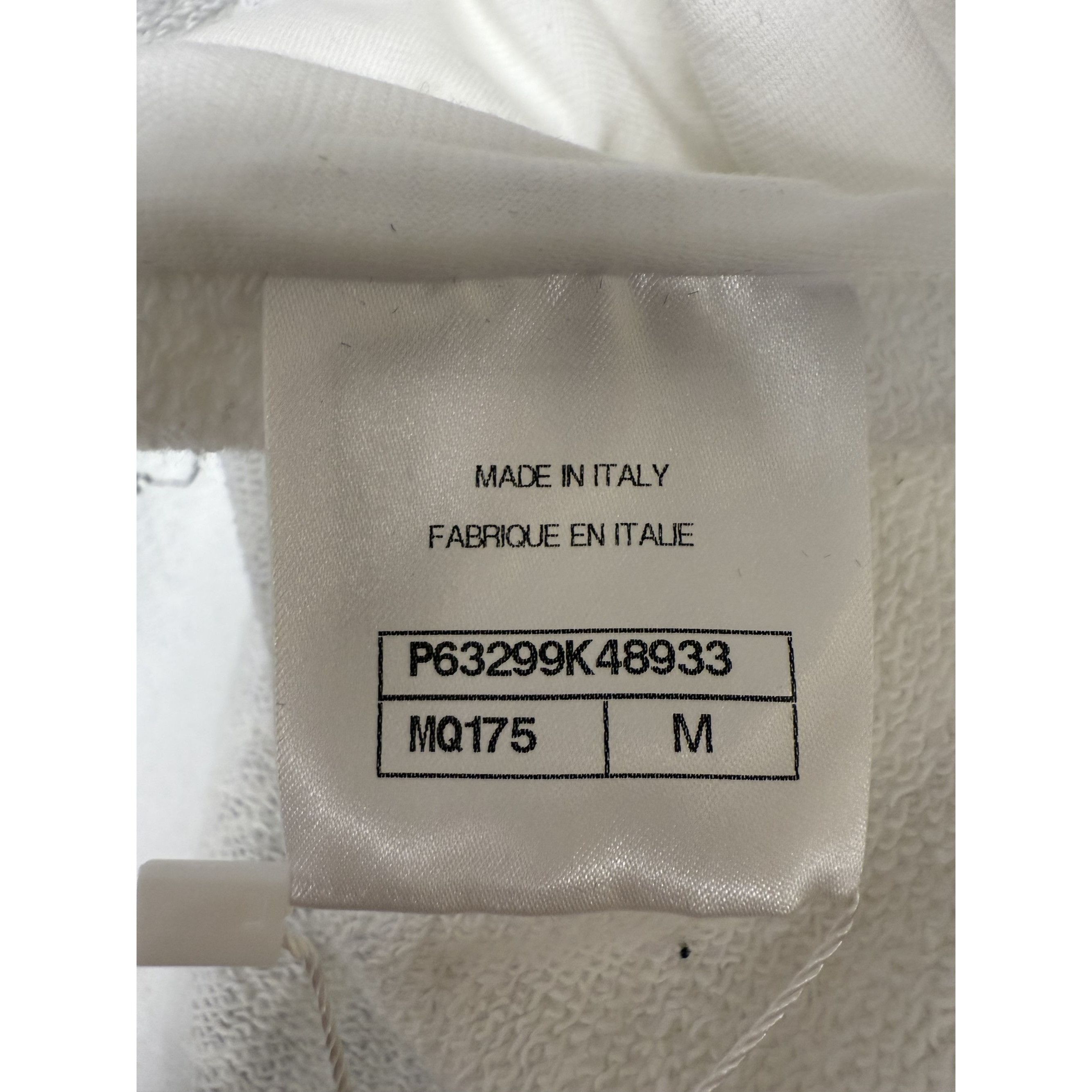 Chanel Chanel White Zip-Up Hoodie With Black Graphic Back Design 10 Size M / US 6-8 / IT 42-44 - 5 Thumbnail