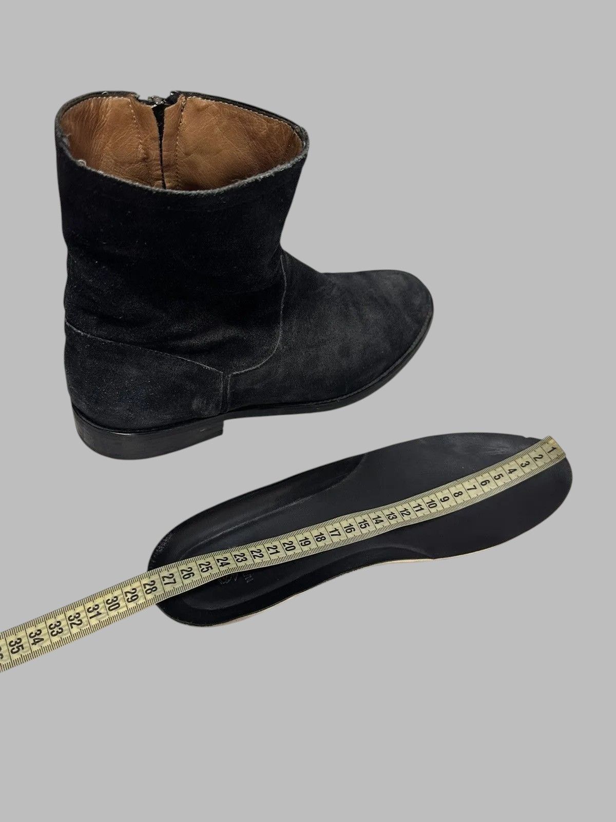 Hedi Slimane AS98 Style Italian Leather Mens Boots Meltal Zip Rick Owens Size US 8 / EU 41 - 12 Thumbnail