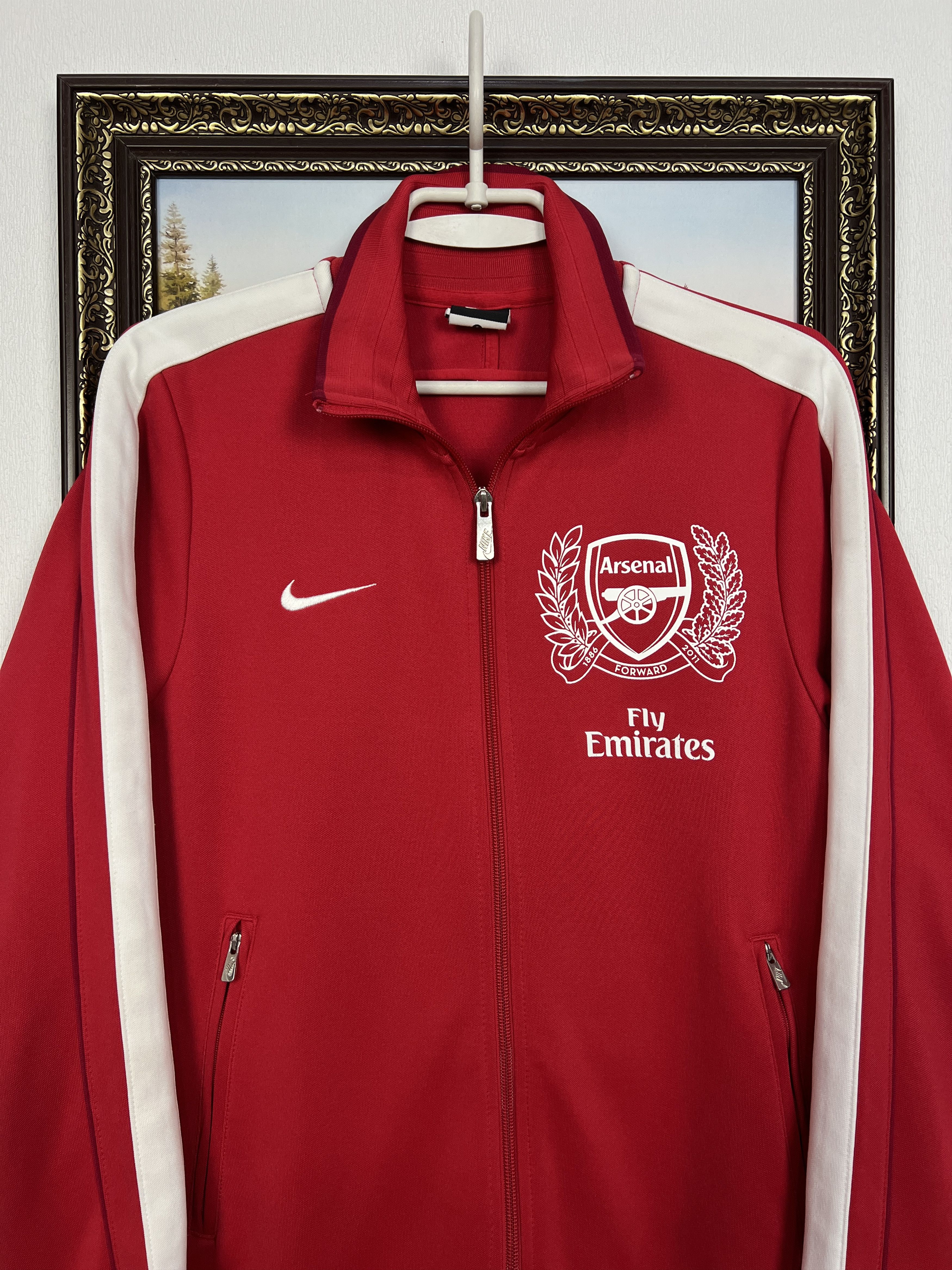 Nike Arsenal Football Jacket Soccer Track Top Rare Gunners Hype Size US S / EU 44-46 / 1 - 2 Thumbnail