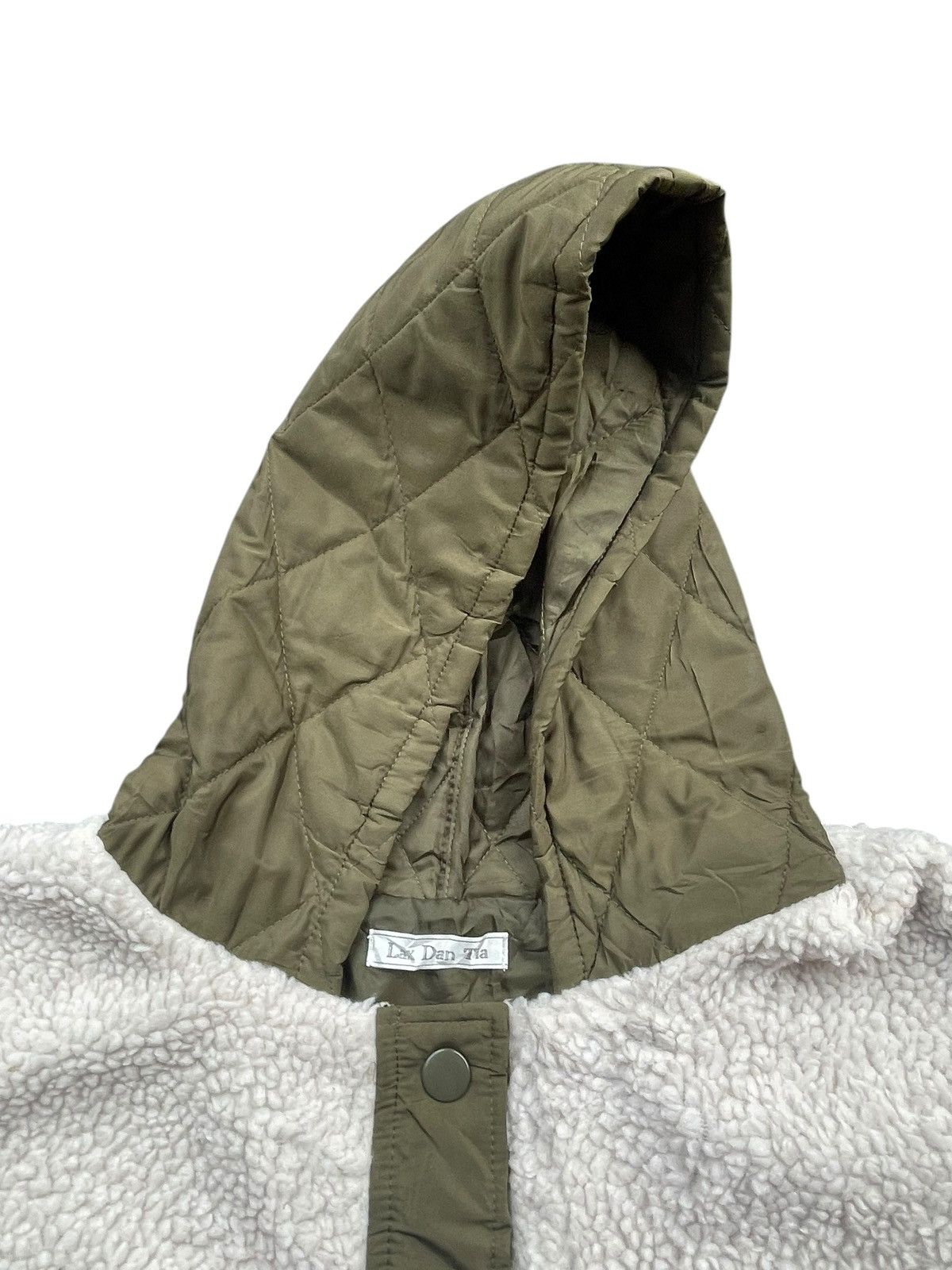 Japanese Brand Lax Dan Tia Quilted Sherpa Jacket Size US XL / EU 56 / 4 - 6 Thumbnail