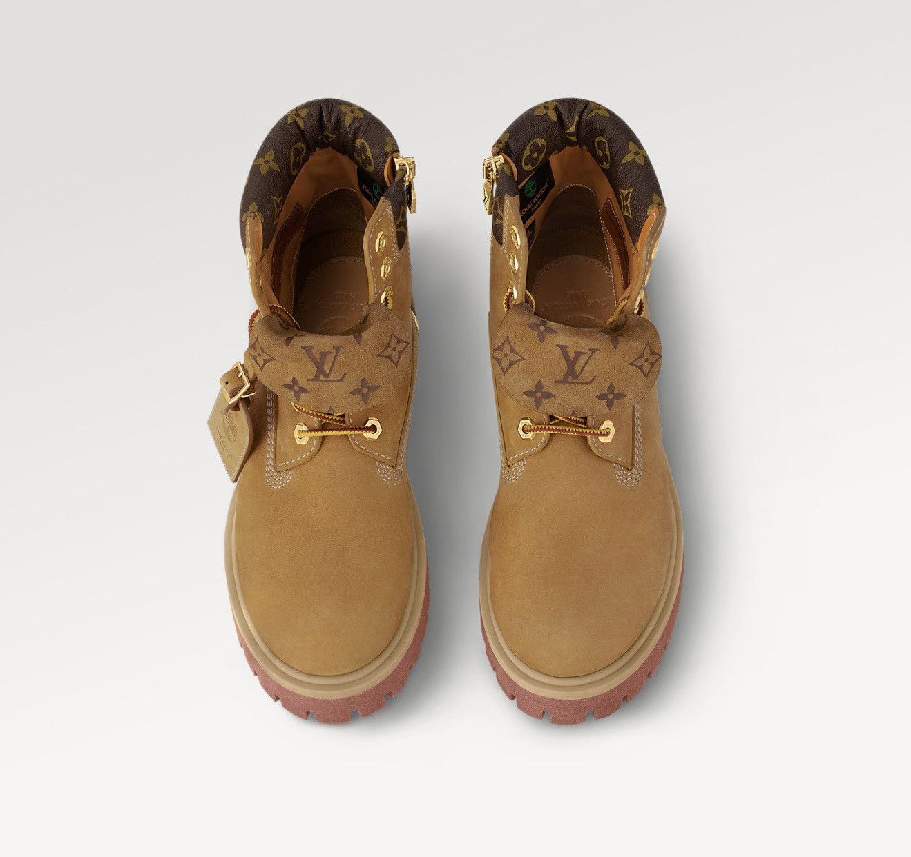 Louis Vuitton × Timberland LV x Timberland ankle boot Size US 9.5 / EU 42-43 - 2 Thumbnail