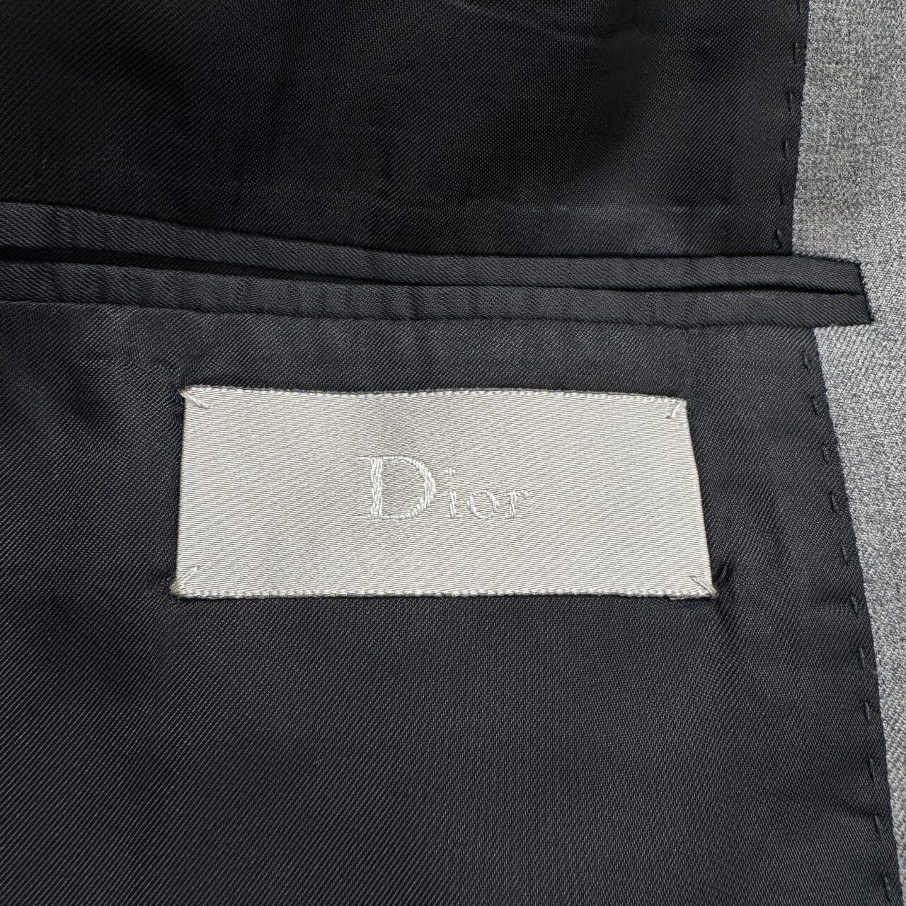 Dior dior wool suit jacket in size 44. Size US L / EU 52-54 / 3 - 3 Thumbnail