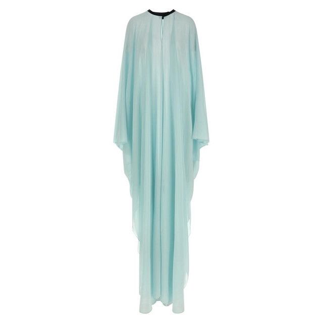 Tom Ford TOM FORD Light Blue Caftan Silk Georgette Gown New & Authent Size ONE SIZE - 1 Thumbnail