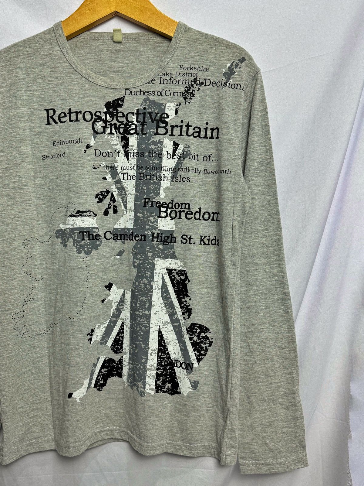 Hysteric Glamour Japanese England Poem Long Sleeve Size US M / EU 48-50 / 2 - 2 Thumbnail