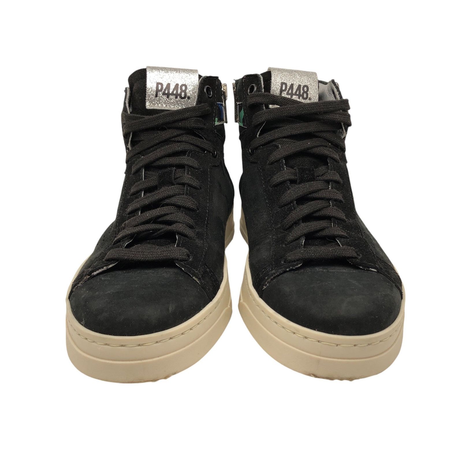 P448 P448 Womens Size 36 US 6/6.5 Taylor High Top Sneakers Black Size US 6 / IT 36 - 7 Thumbnail
