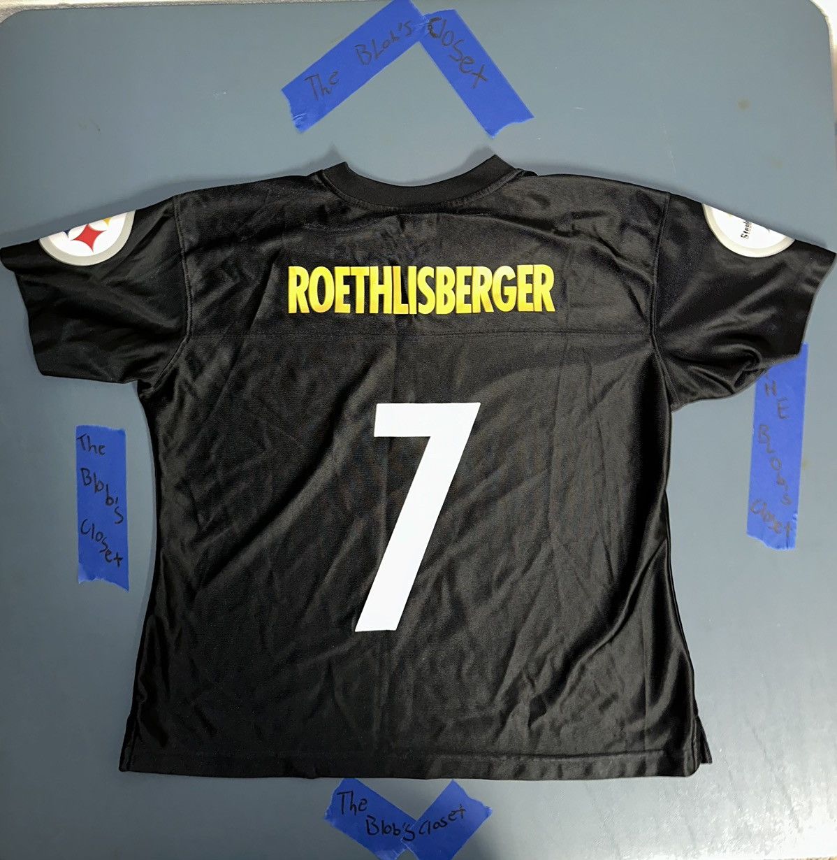 NFL × Vintage Y2K Women’s Steelers Roethlisberger Jersey Size L / US 10 / IT 46 - 3 Thumbnail