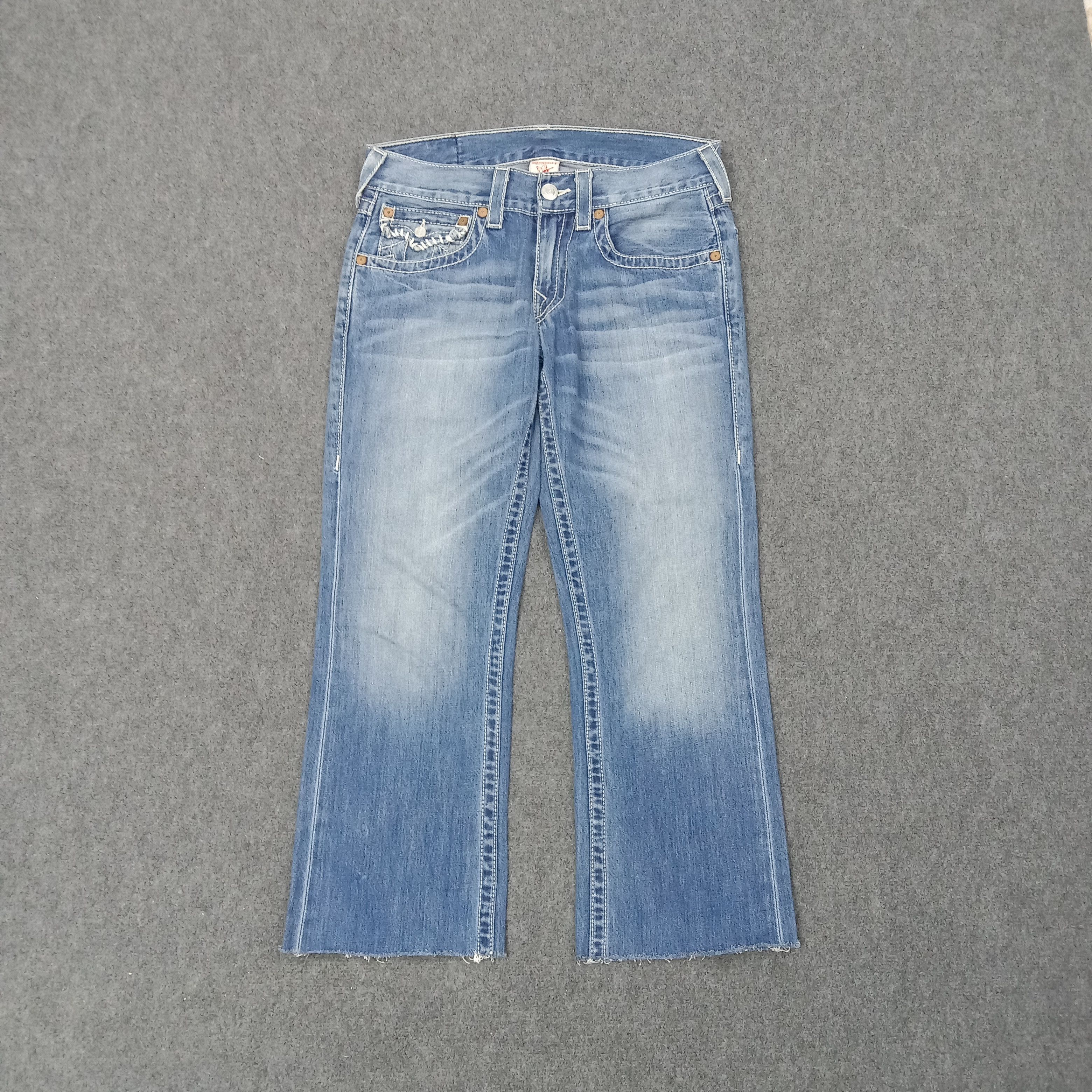 True Religion True Religion American Bootcut Denim Jeans C258N23 Size US 33 - 5 Thumbnail