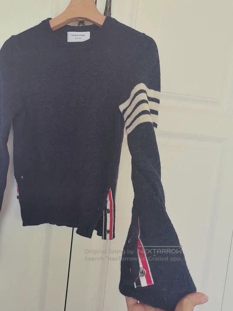 Thom Browne Thom Browne Blue Sweater Size US M / EU 48-50 / 2 - 2 Thumbnail