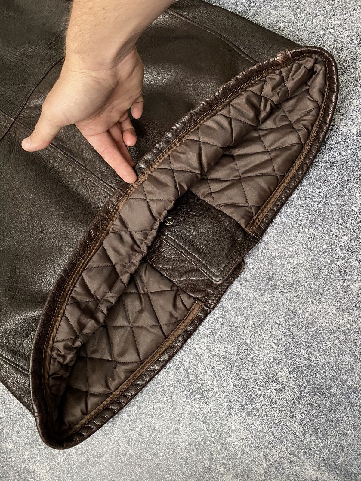 Avirex × Schott Vintage Schott Leather Motorcycle Jacket Size US L / EU 52-54 / 3 - 13 Thumbnail