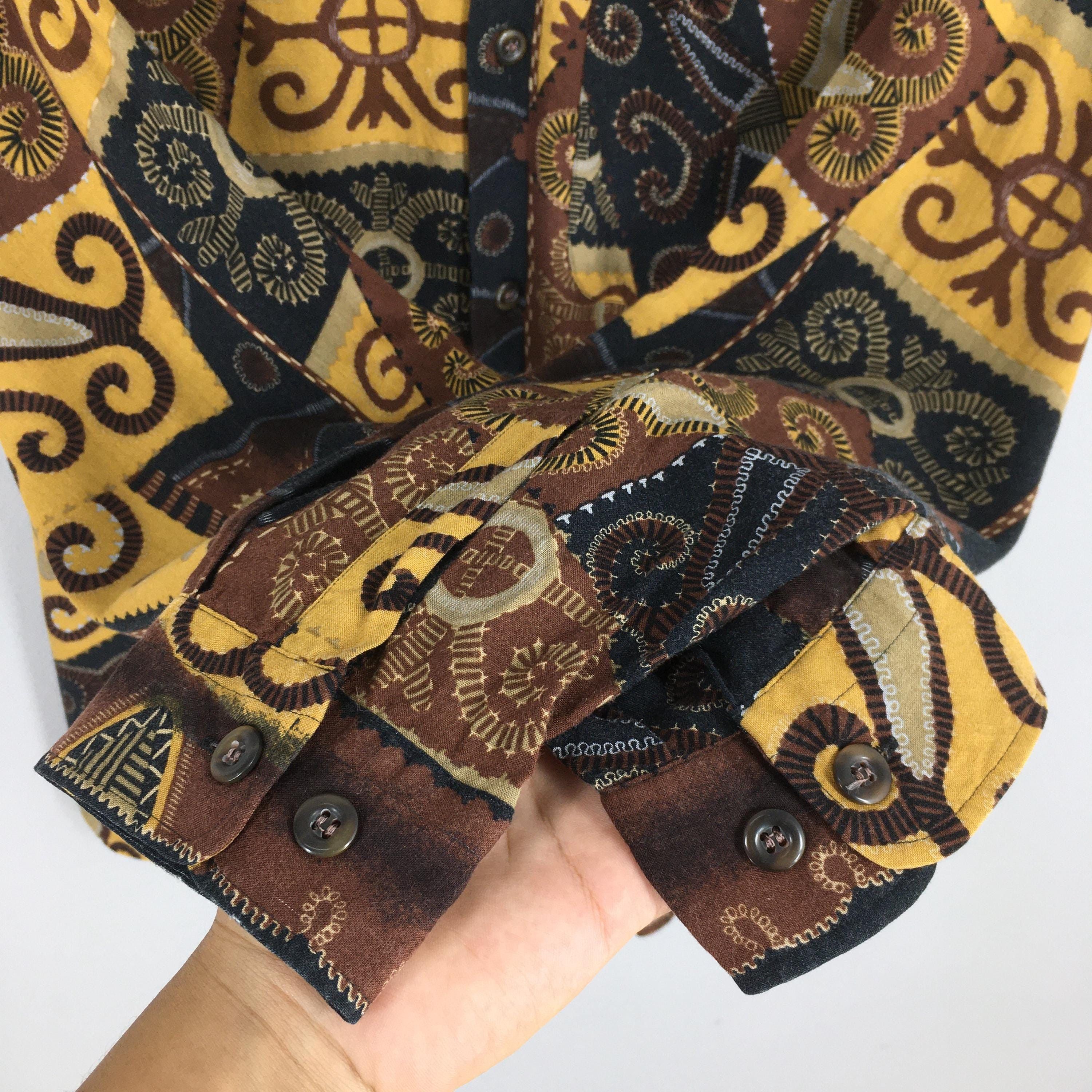 Barque Vintage Novelty Baroque Artwork Rayon Shirt Large Size US L / EU 52-54 / 3 - 4 Thumbnail