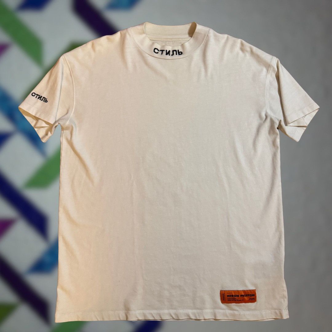 Heron Preston ~ Heron Preston СТИЛЬ Mockneck ~ Size US M / EU 48-50 / 2 - 1 Thumbnail
