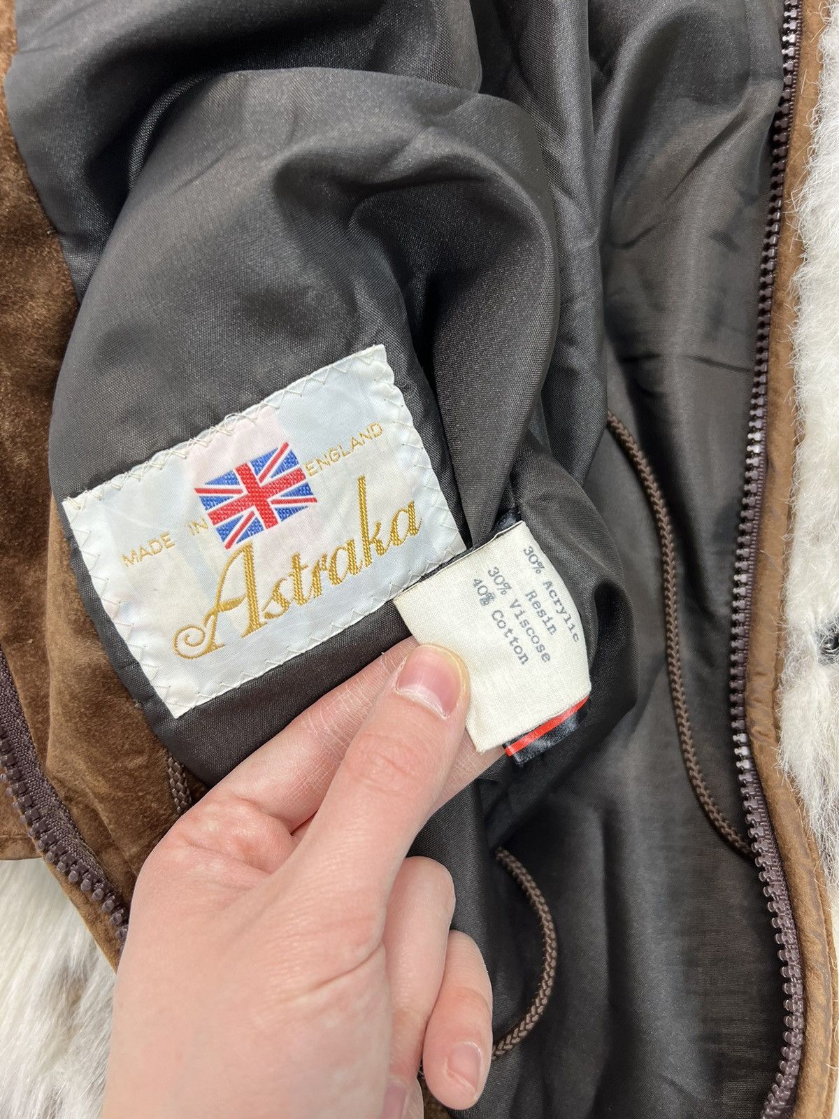Vintage Fur Jacket Astraka vintage 90’s luxurious simulated fur Size M / US 6-8 / IT 42-44 - 5 Thumbnail