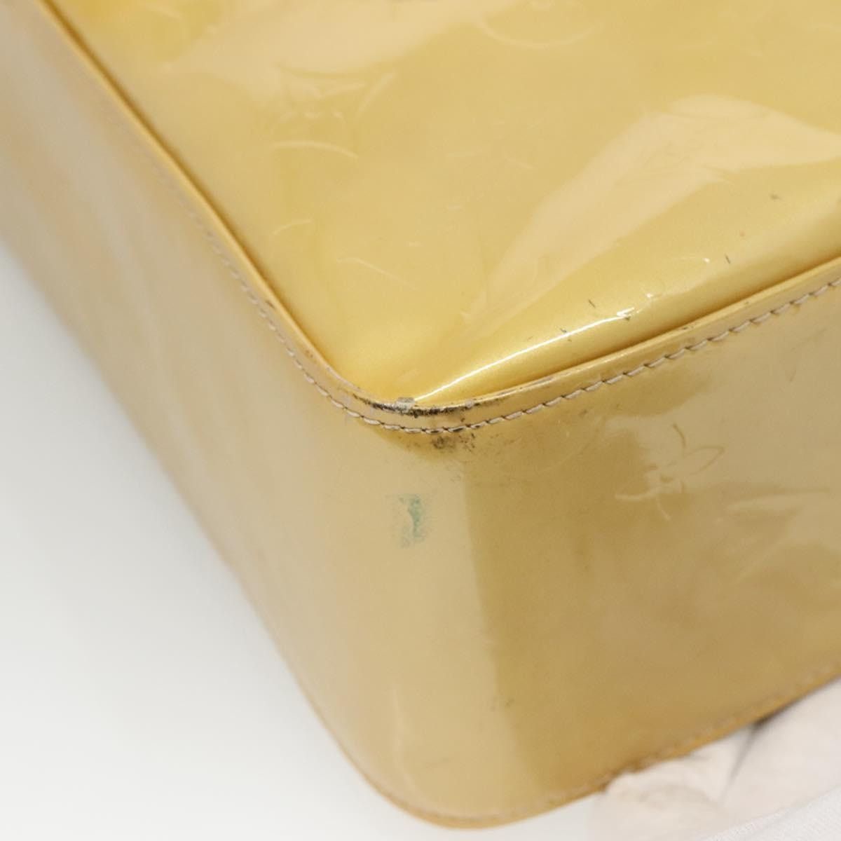 Louis Vuitton LOUIS VUITTON Monogram Vernis Columbus Tote Bag Beige M91023 Size ONE SIZE - 9 Thumbnail