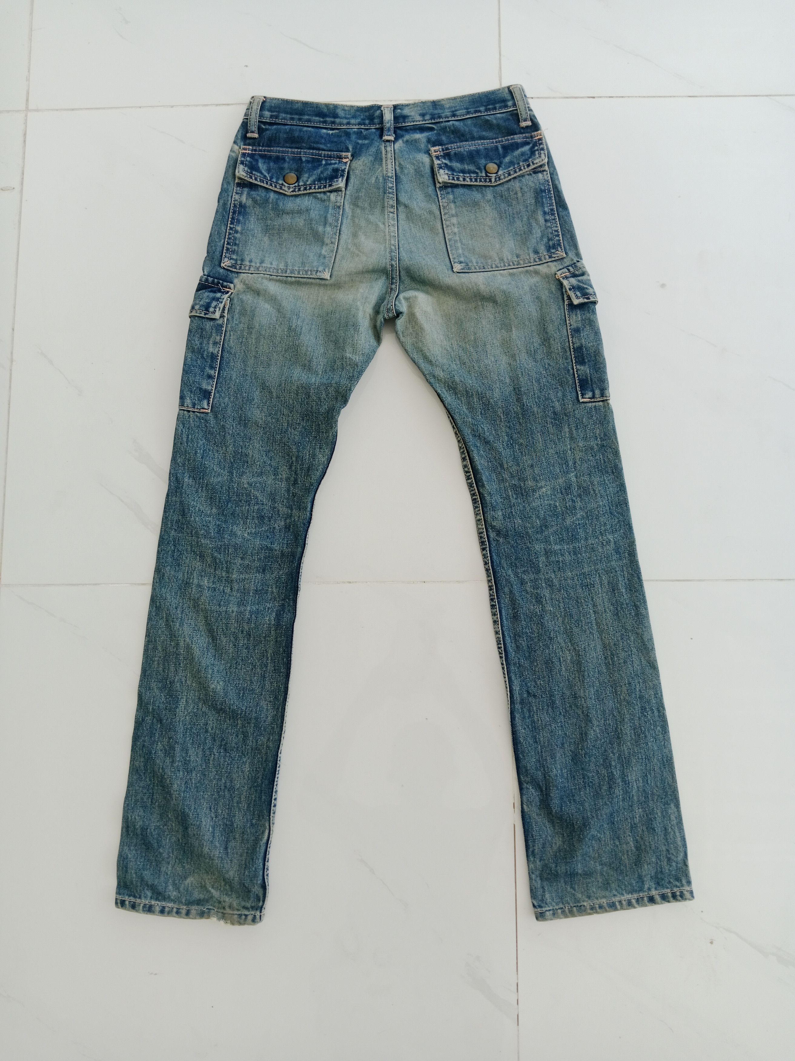 Blue Blue Japan BLUE BLUE Japan Trash Denim Side Pocket Japanese Brand Size US 28 / EU 44 - 6 Thumbnail