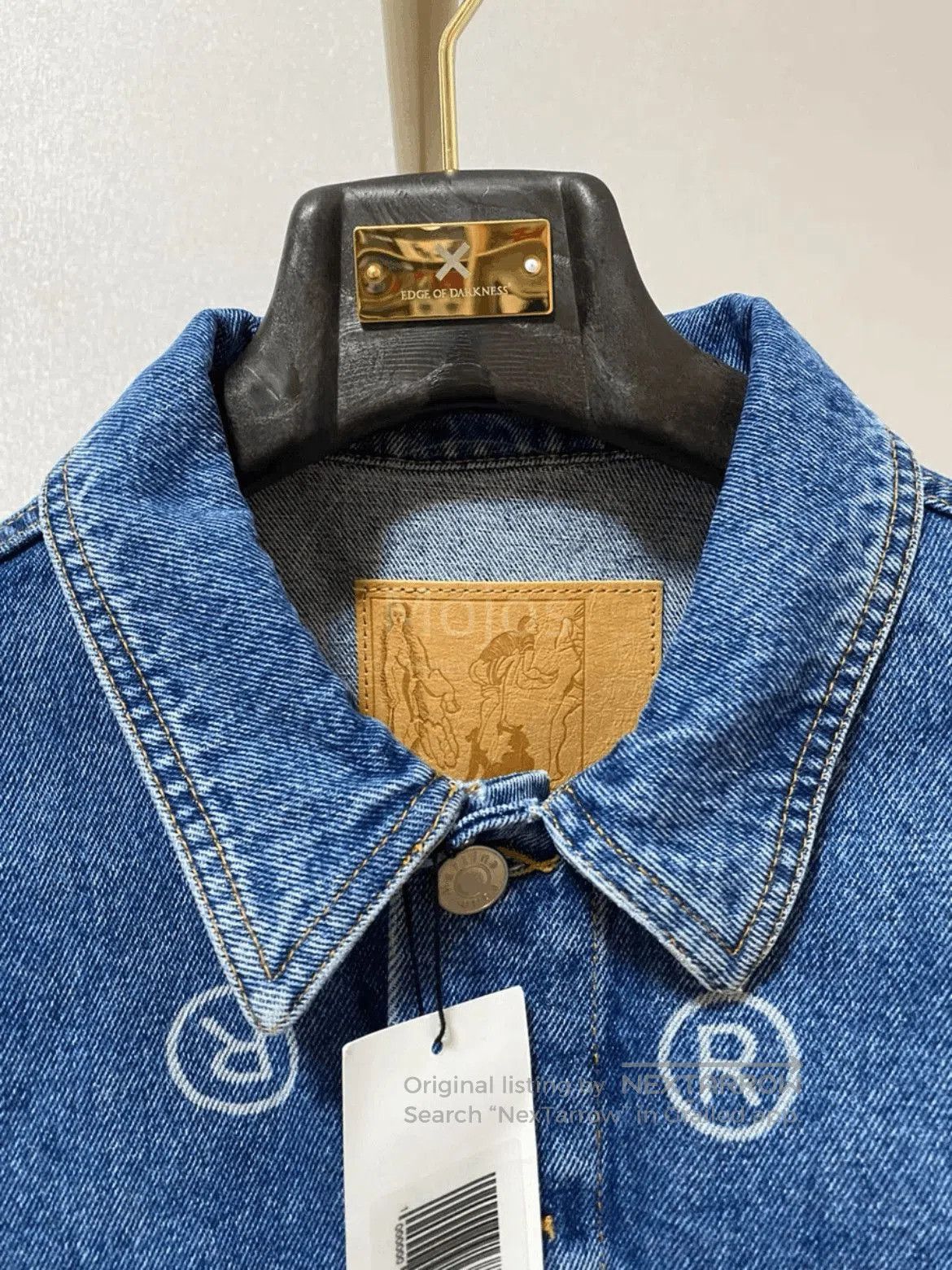 Martine Rose Martine Rose 22AW R Logo Denim Jacket. Size US S / EU 44-46 / 1 - 4 Thumbnail
