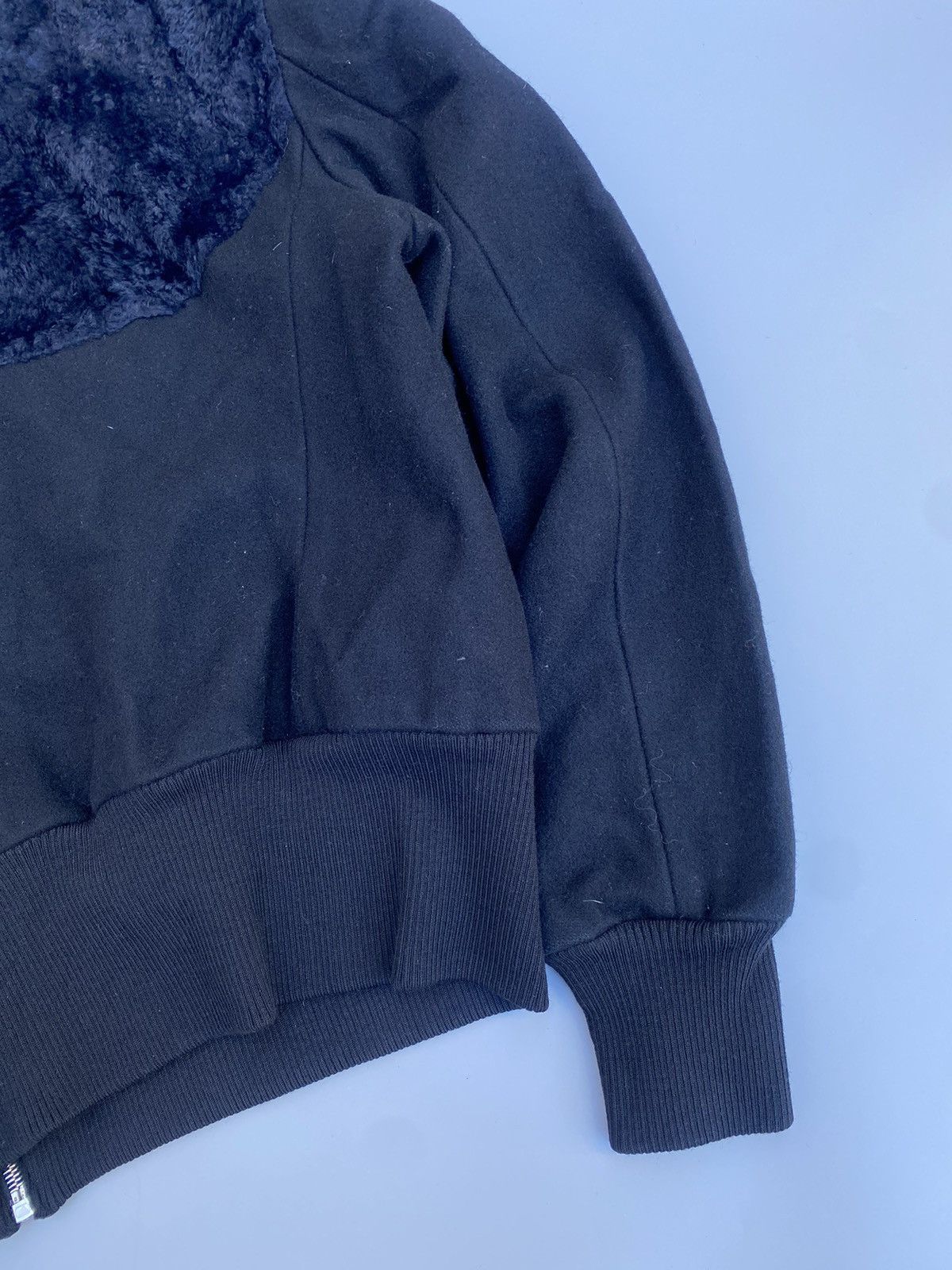 Costume National Fall 2000- Spiral Zip Wool/Nylon Blend Jacket Size S / US 4 / IT 40 - 19 Thumbnail
