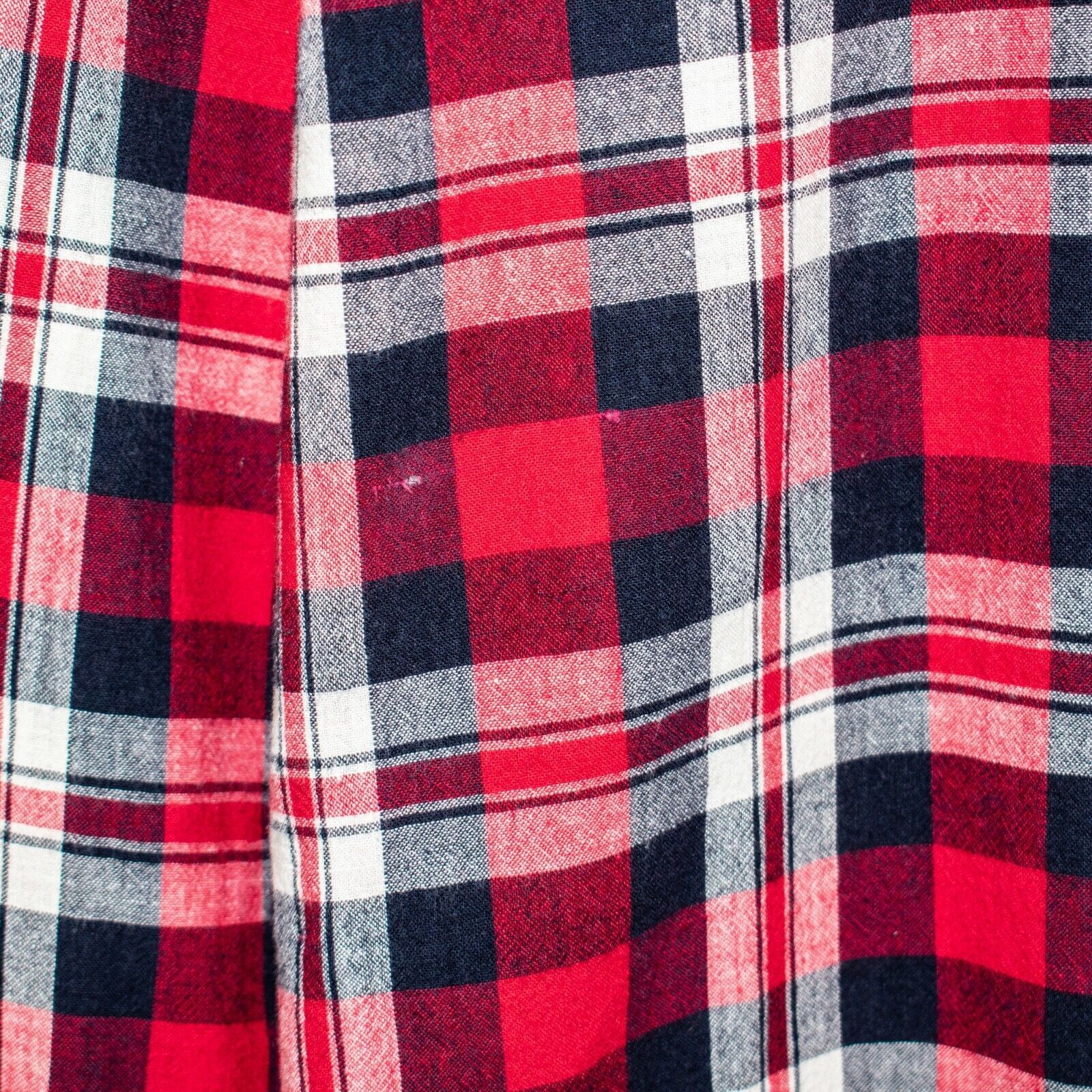 Ovadia & Sons OVADIA & SONS Men's Button Down Shirt Cotton Red Blue Plaid Size US M / EU 48-50 / 2 - 7 Thumbnail