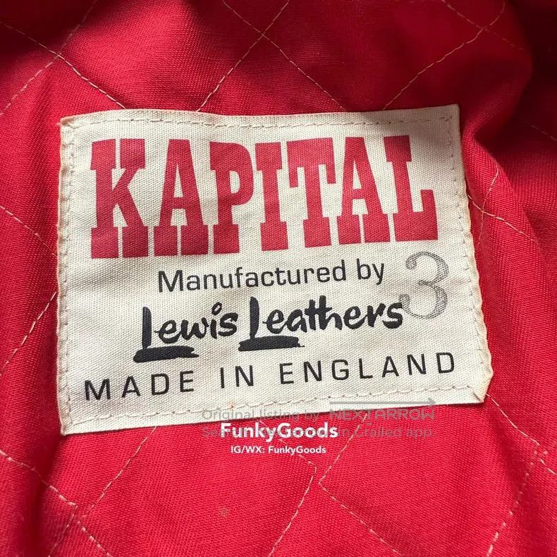 Kapital Kapital × Lewis Leathers Leather Jacket. Size US L / EU 52-54 / 3 - 8 Thumbnail