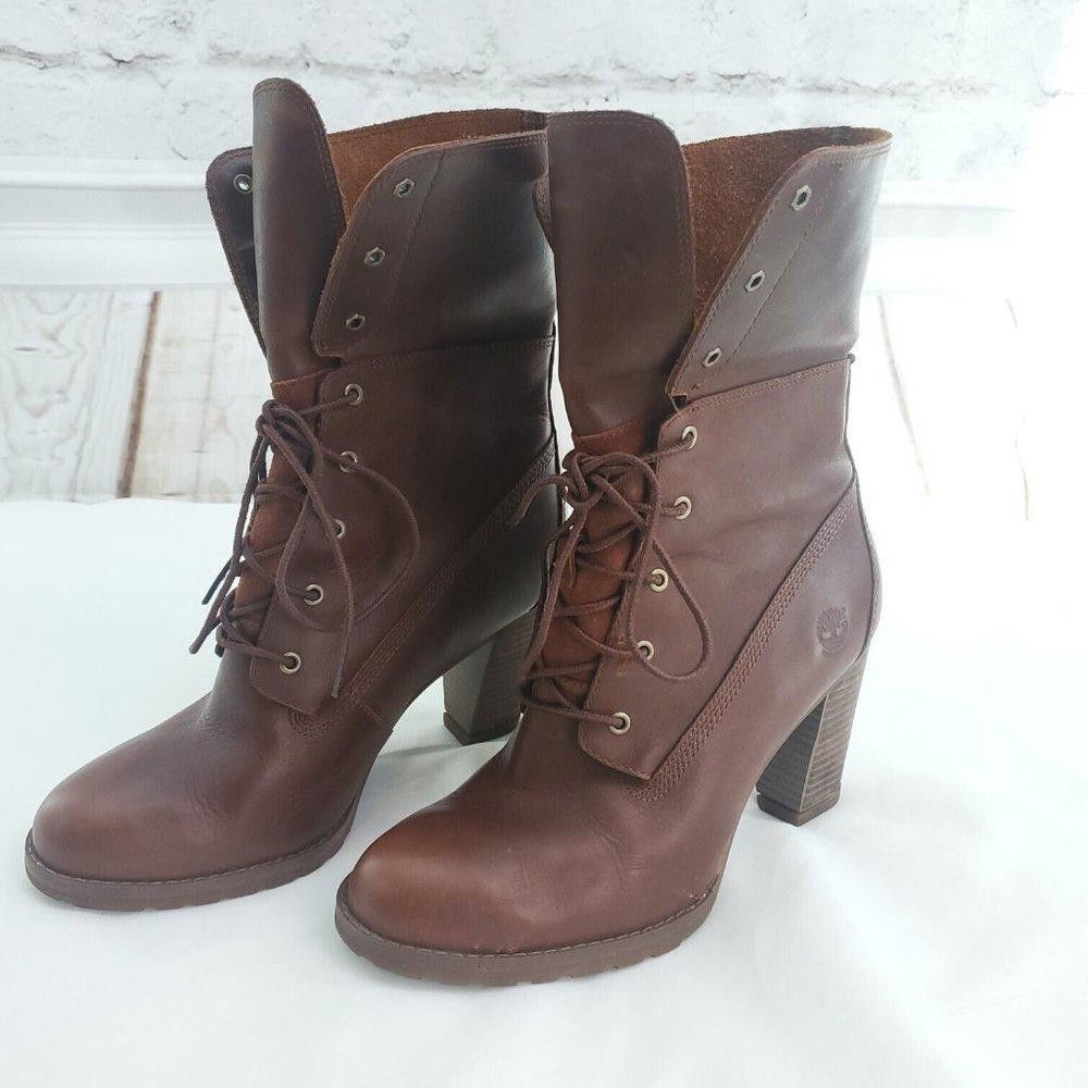 Timberland Timberland Stratham Heights Brown Leather Waterproof Bo… Size US 7 / IT 37 - 3 Thumbnail