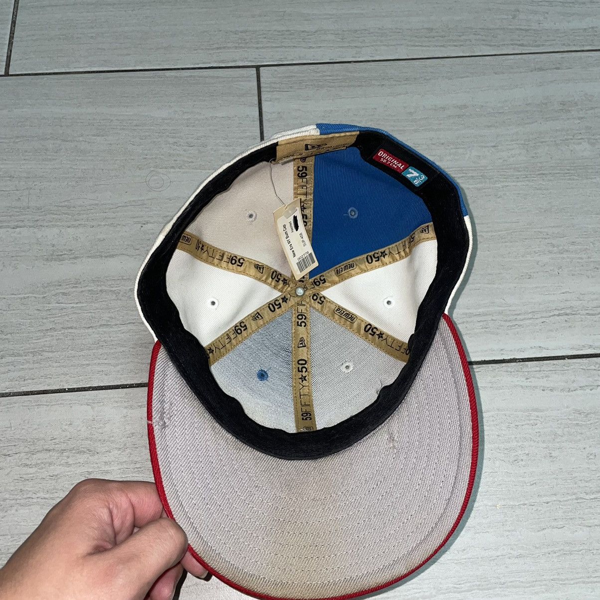 New Era × Supreme × Vintage Vintage Supreme NY Bum New era fitted hat 7 3/8 Size ONE SIZE - 5 Thumbnail