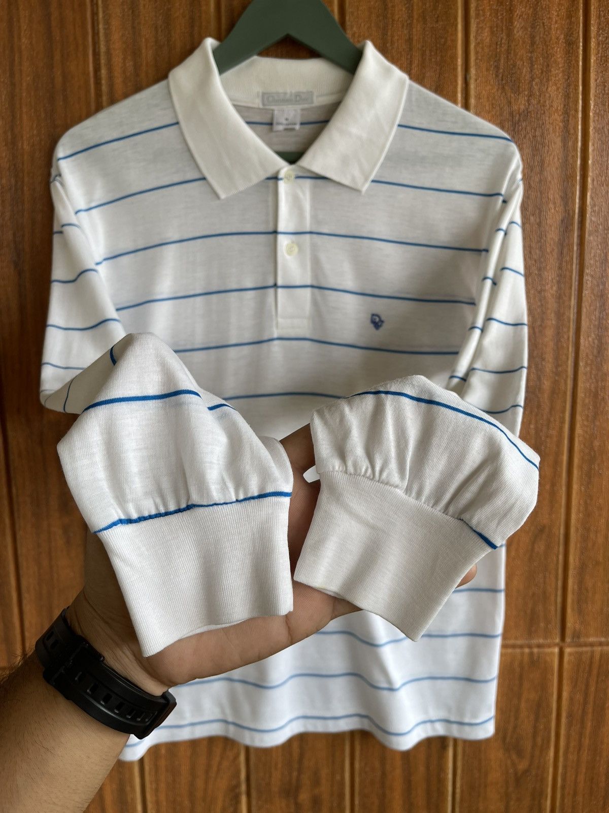 Christian Dior 90s L/S Knit Polo Vintage'90s🔥Christian Dior by